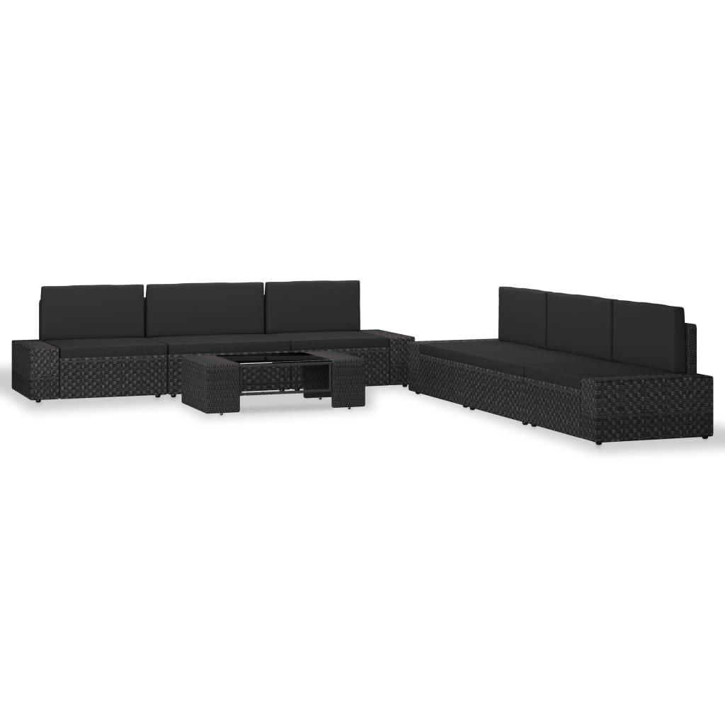 VidaXL Garten-lounge-set poly-rattan