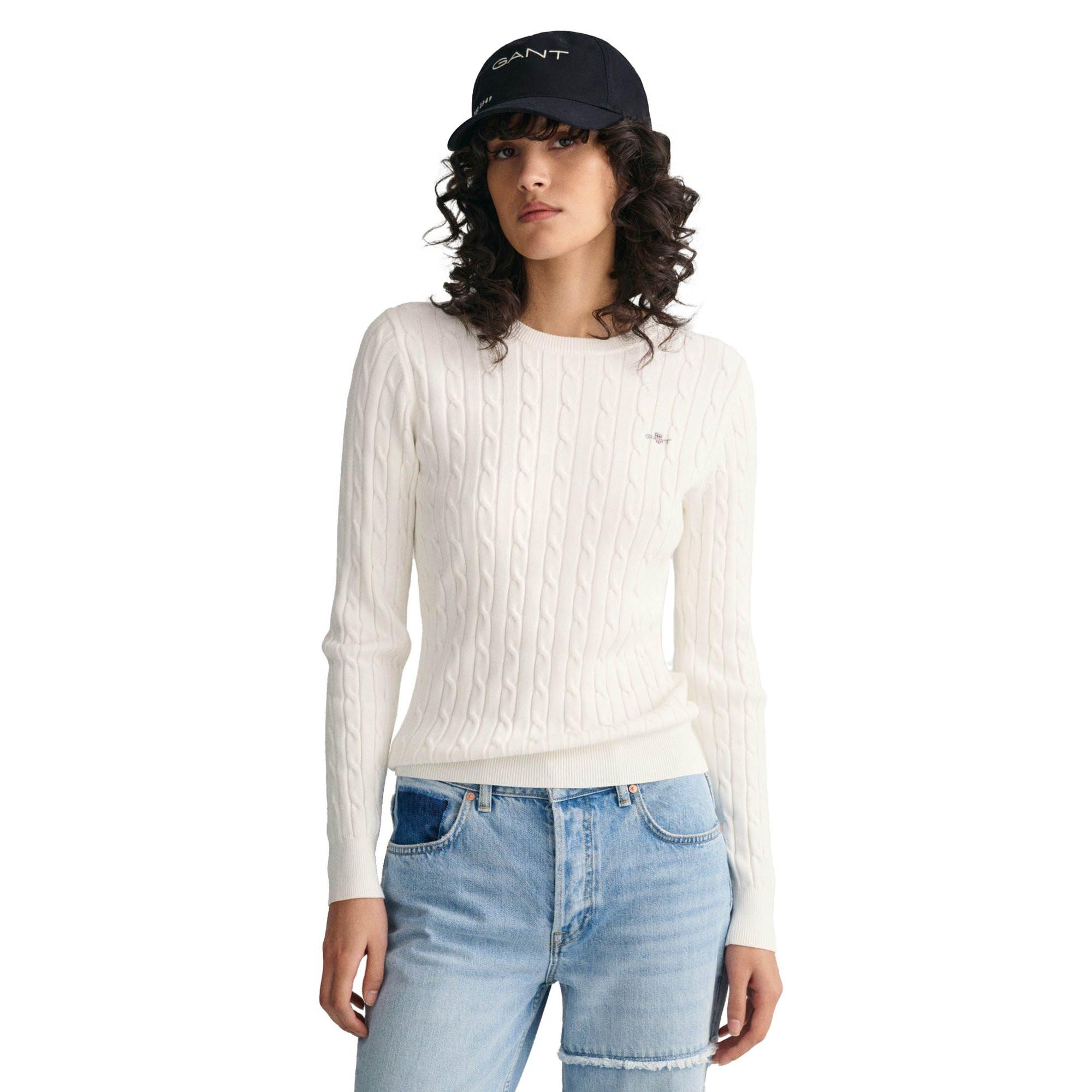 GANT Strickpullover Figurbetont