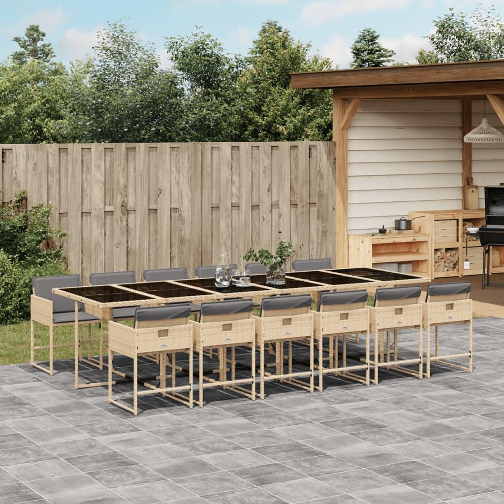 VidaXL Garten essgruppe poly-rattan