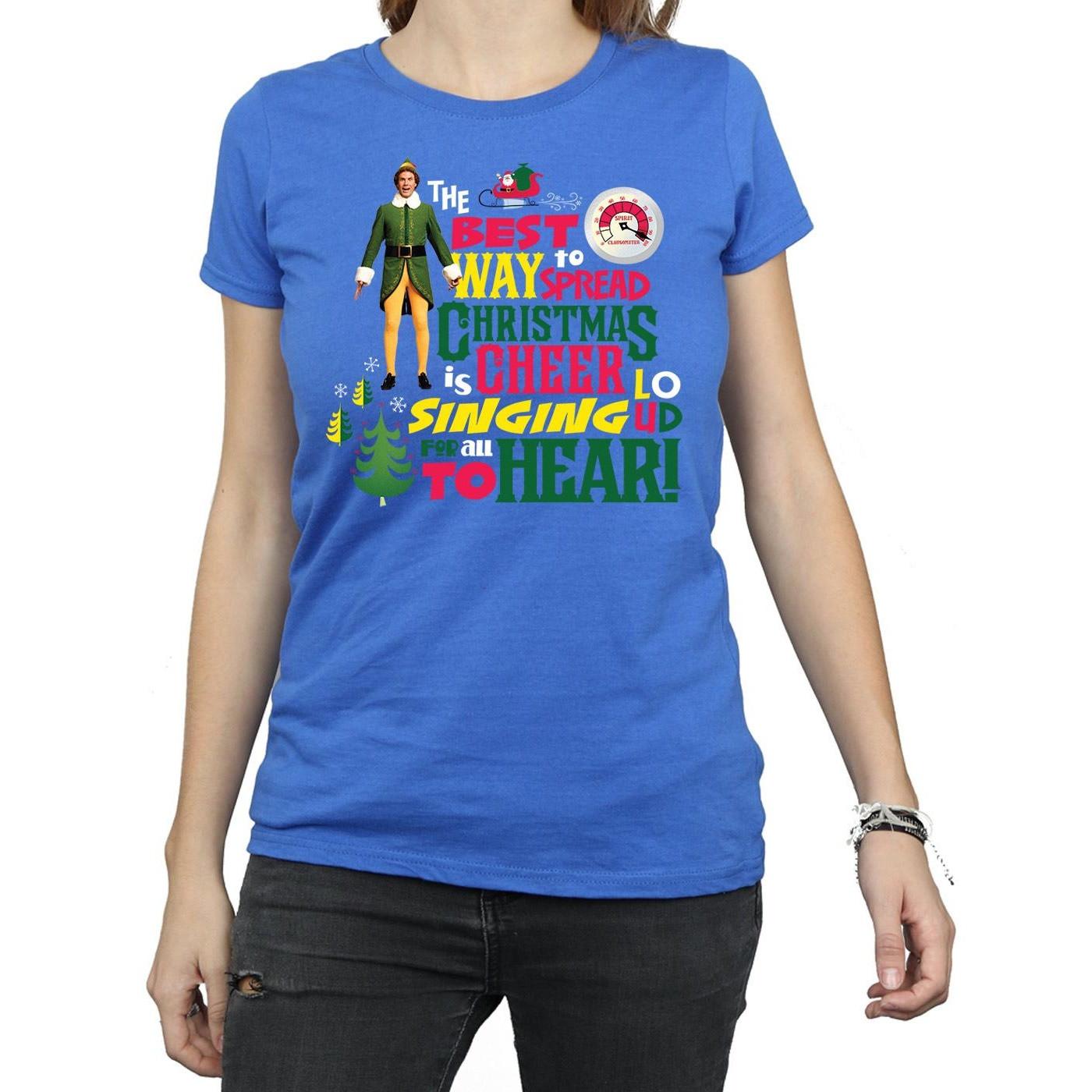 Elf Christmas Cheer Bedrucktes T-Shirt