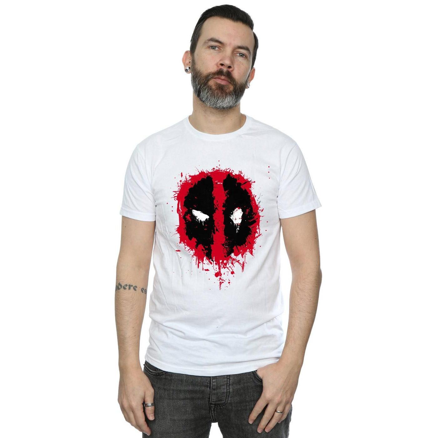 Deadpool Splatter Logo T-Shirt