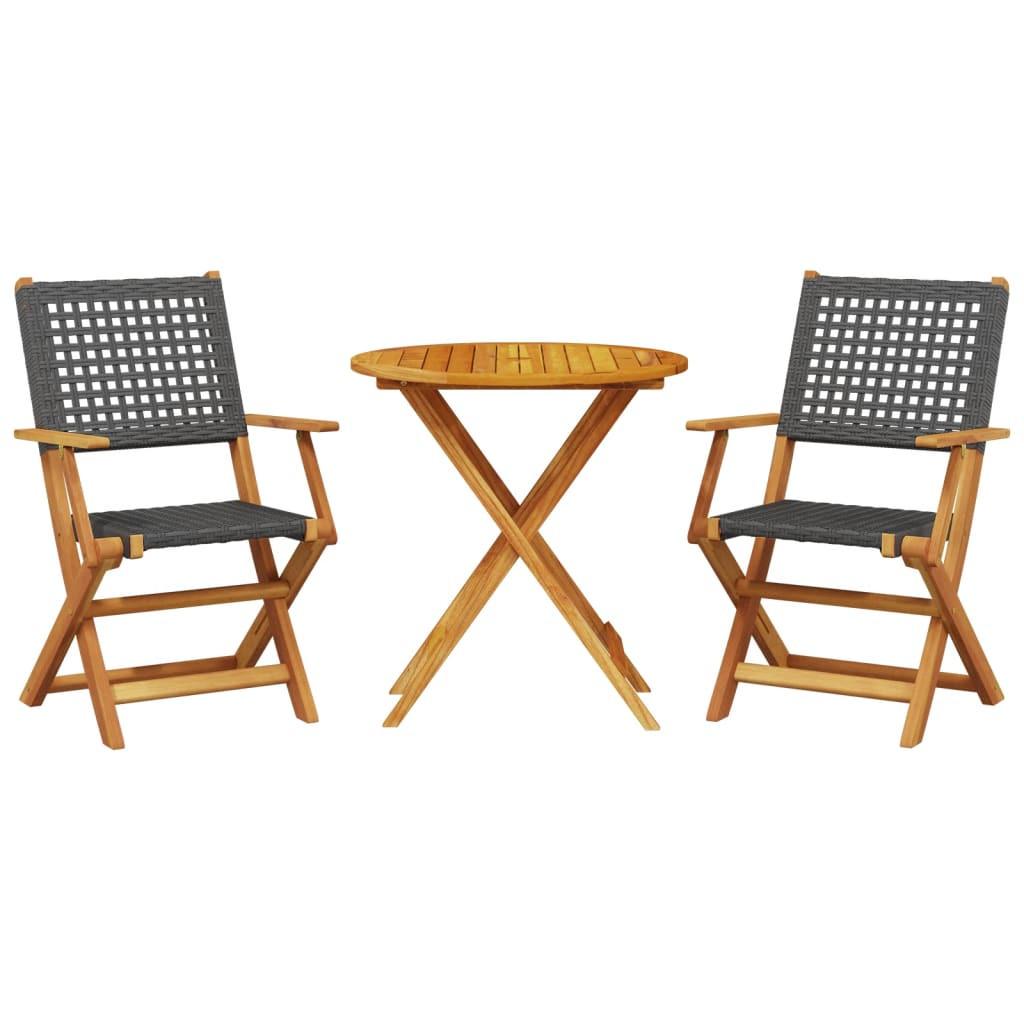 VidaXL Bistro set akazienholz