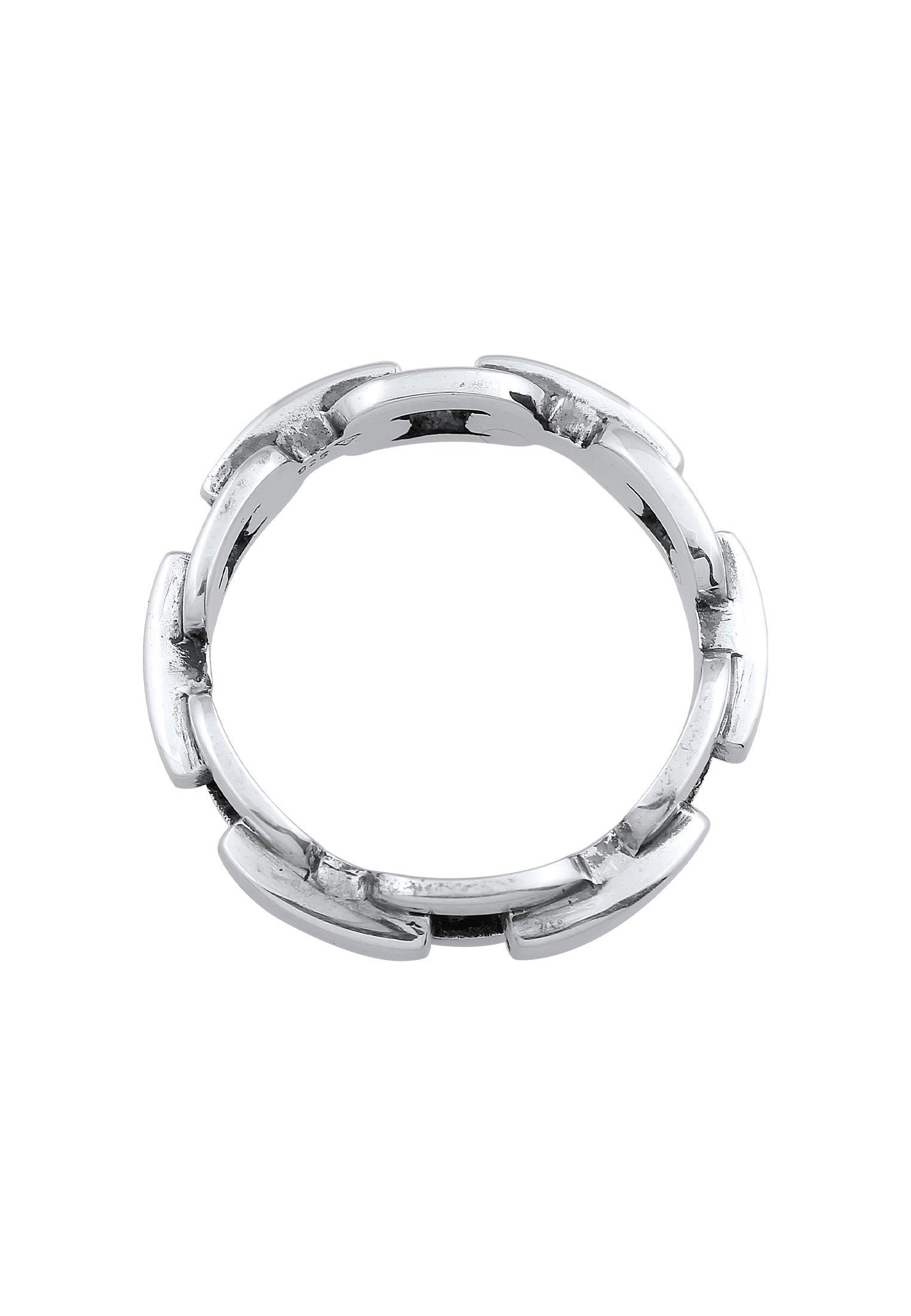 Kuzzoi Ring Anker Kettenring Trend 925 Silber