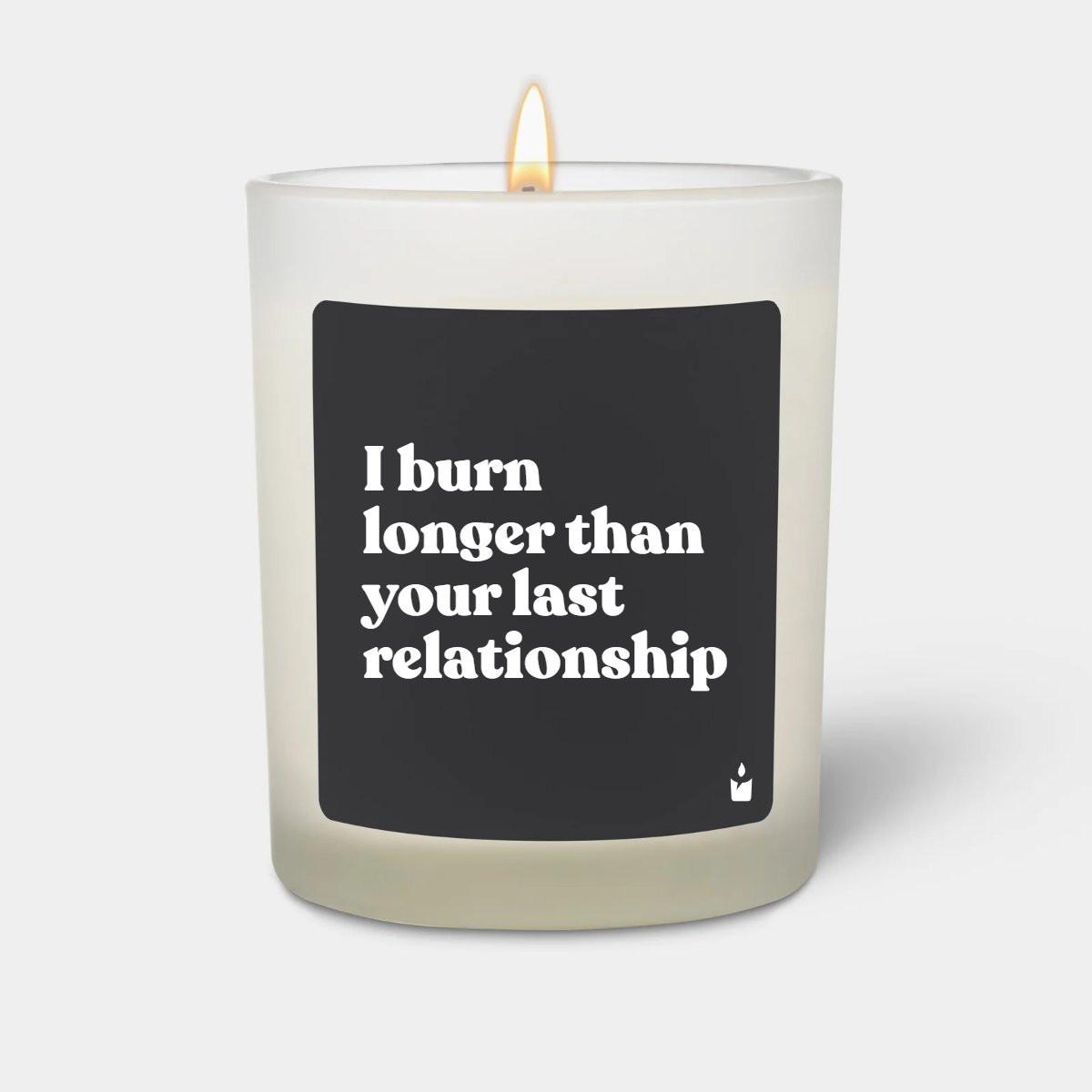 CandleHand Duftkerze Woody I burn longer than your last relationship