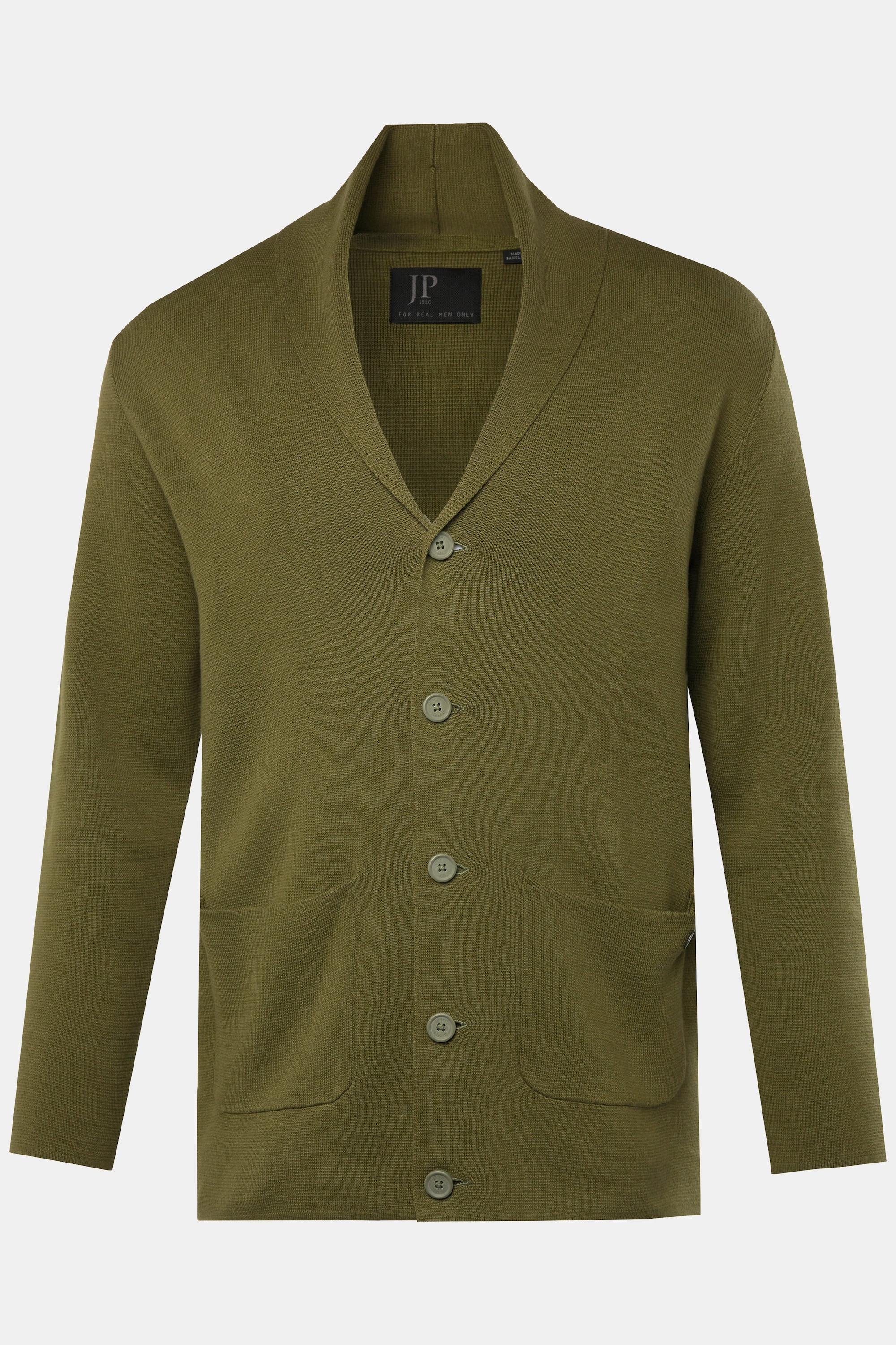 JP1880 Strickjacke, CashmereTouch, Schalkragen, bis 7 XL