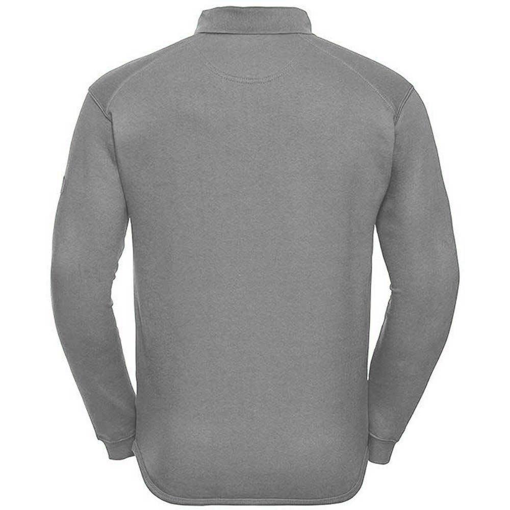 Russell Europe Sweatshirt mit Knopfleiste und Kragen