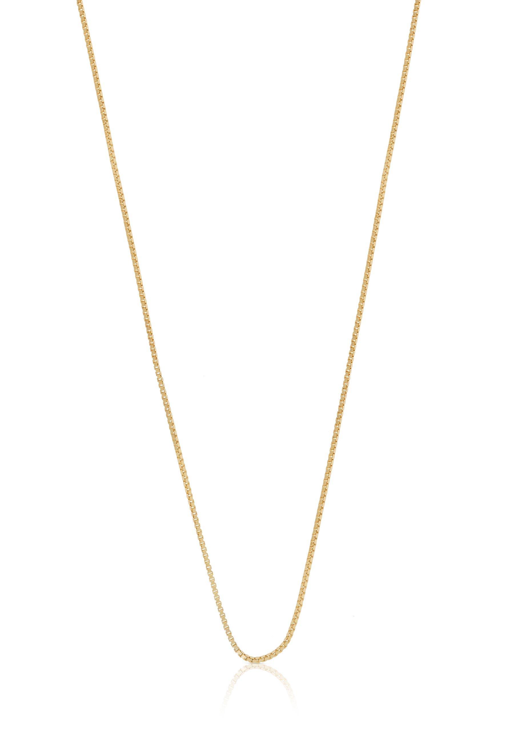MUAU Schmuck Collier Venezianer Gelbgold 750, 0.6mm, 42cm