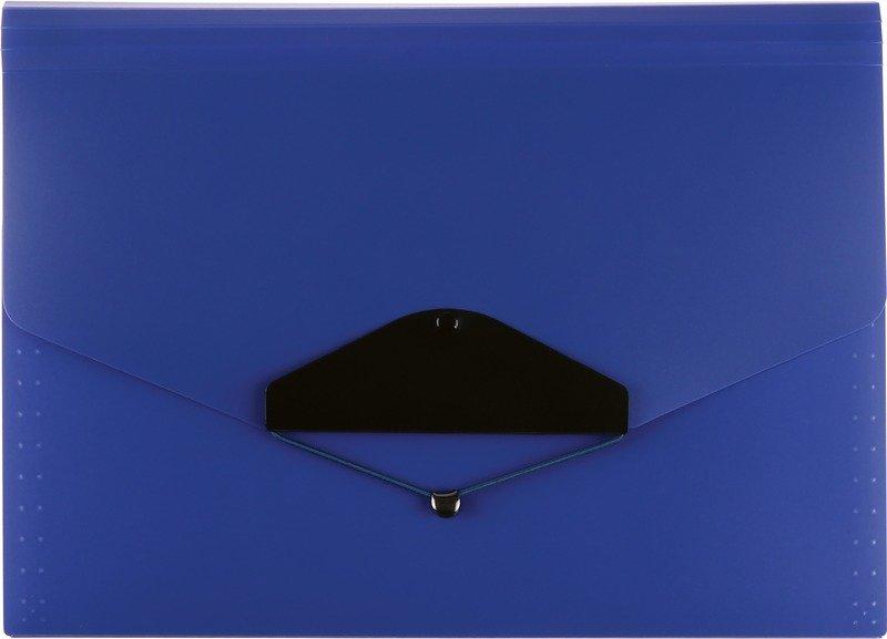 BÜROLINE BÜROLINE Fächermappe A4 663299 blau 6-teilig