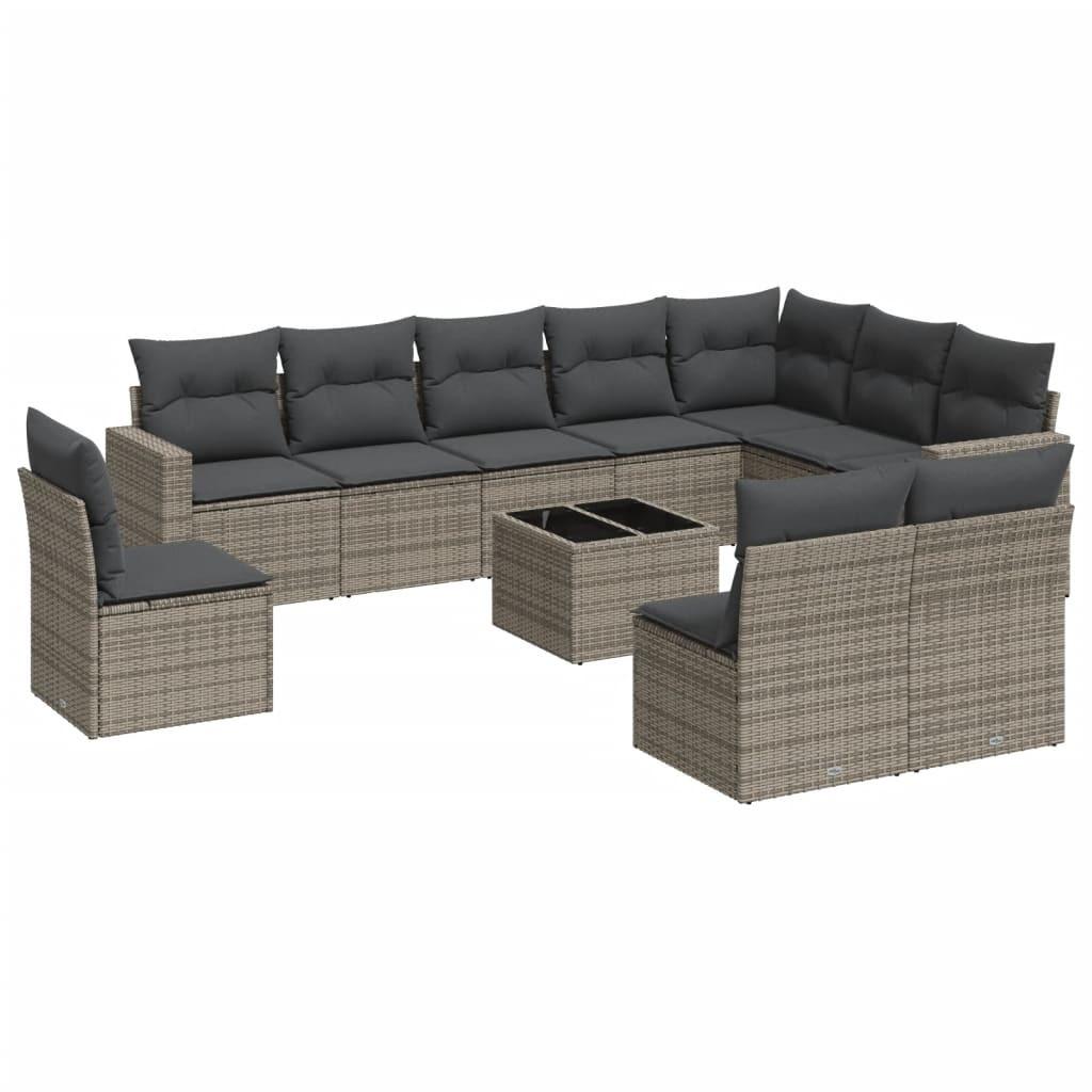 VidaXL Garten sofagarnitur poly-rattan