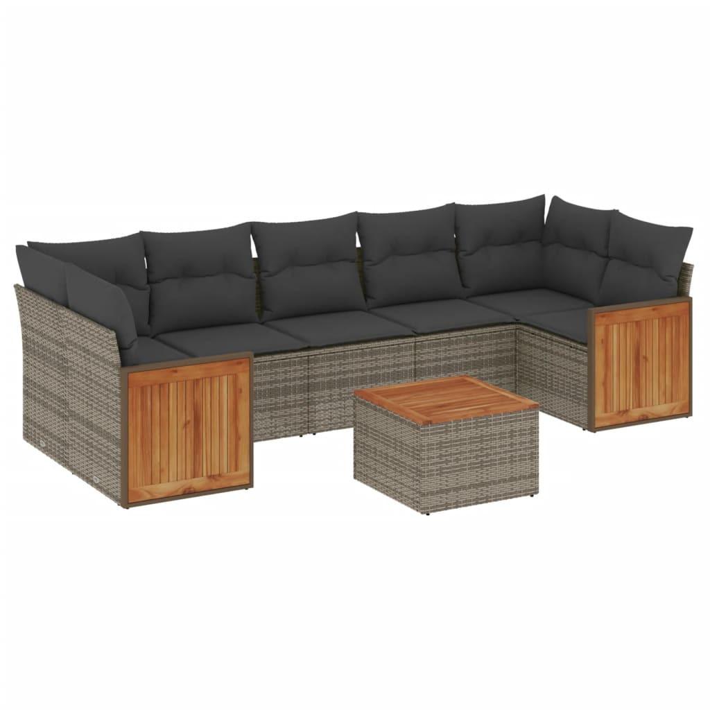 VidaXL Garten sofagarnitur poly-rattan