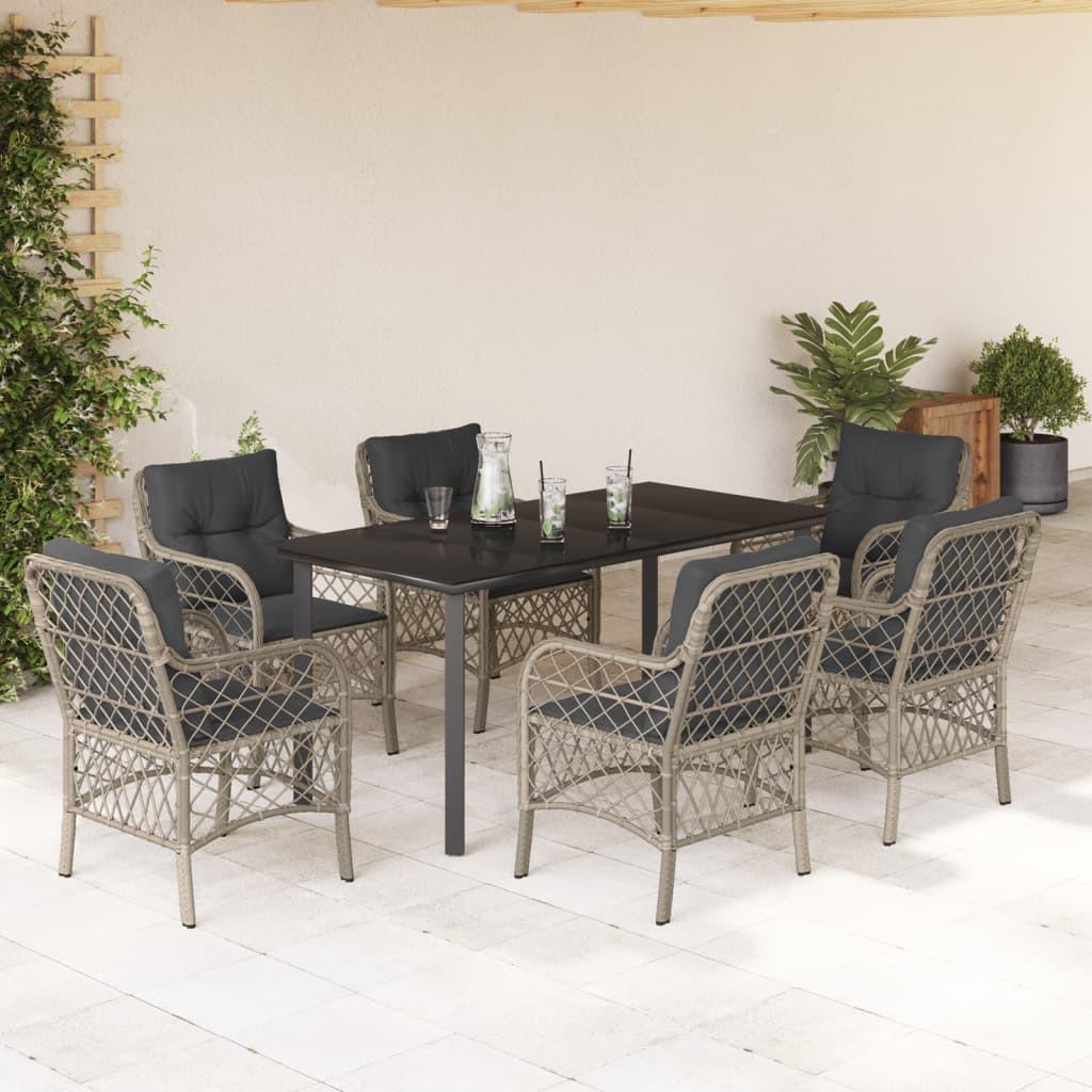 VidaXL Garten essgruppe poly-rattan