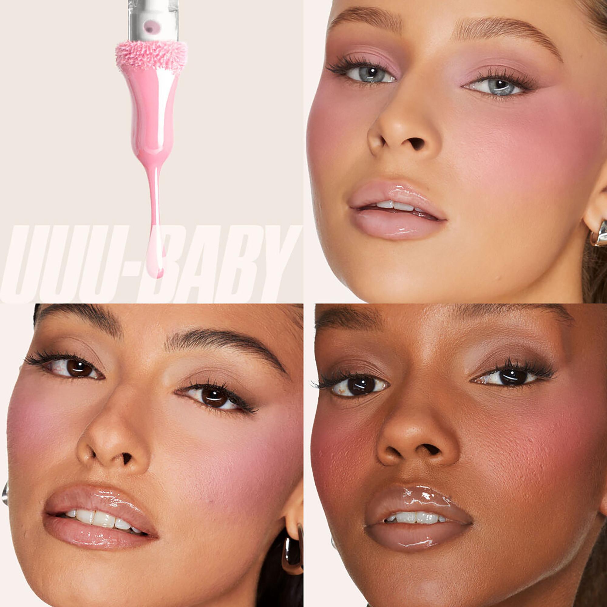 Huda Beauty FAUX FILLER LIP GLOSS FOXY Faux Filler - Hochglänzender Lipgloss