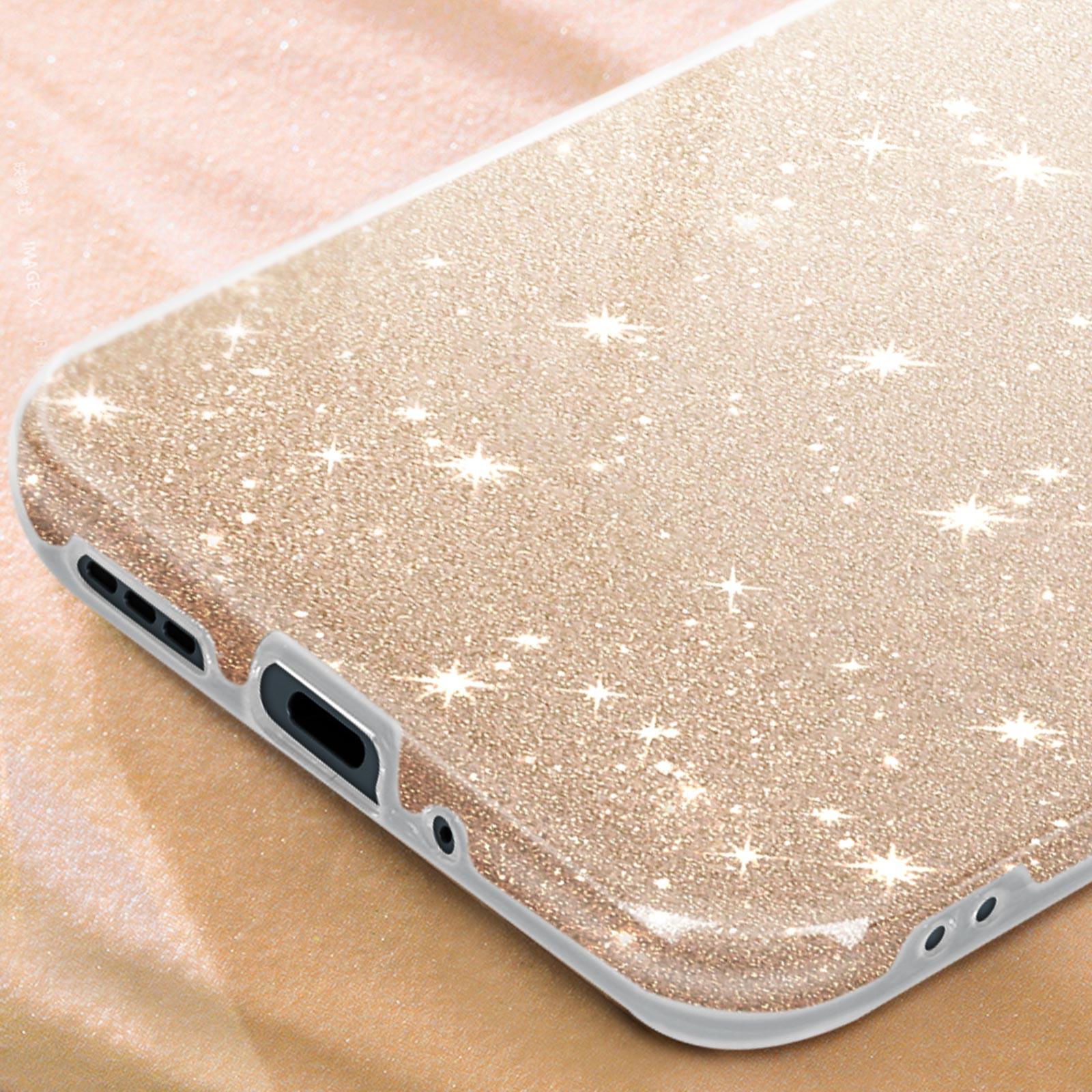 Avizar Glitter Hülle Xiaomi Redmi 13C Gold