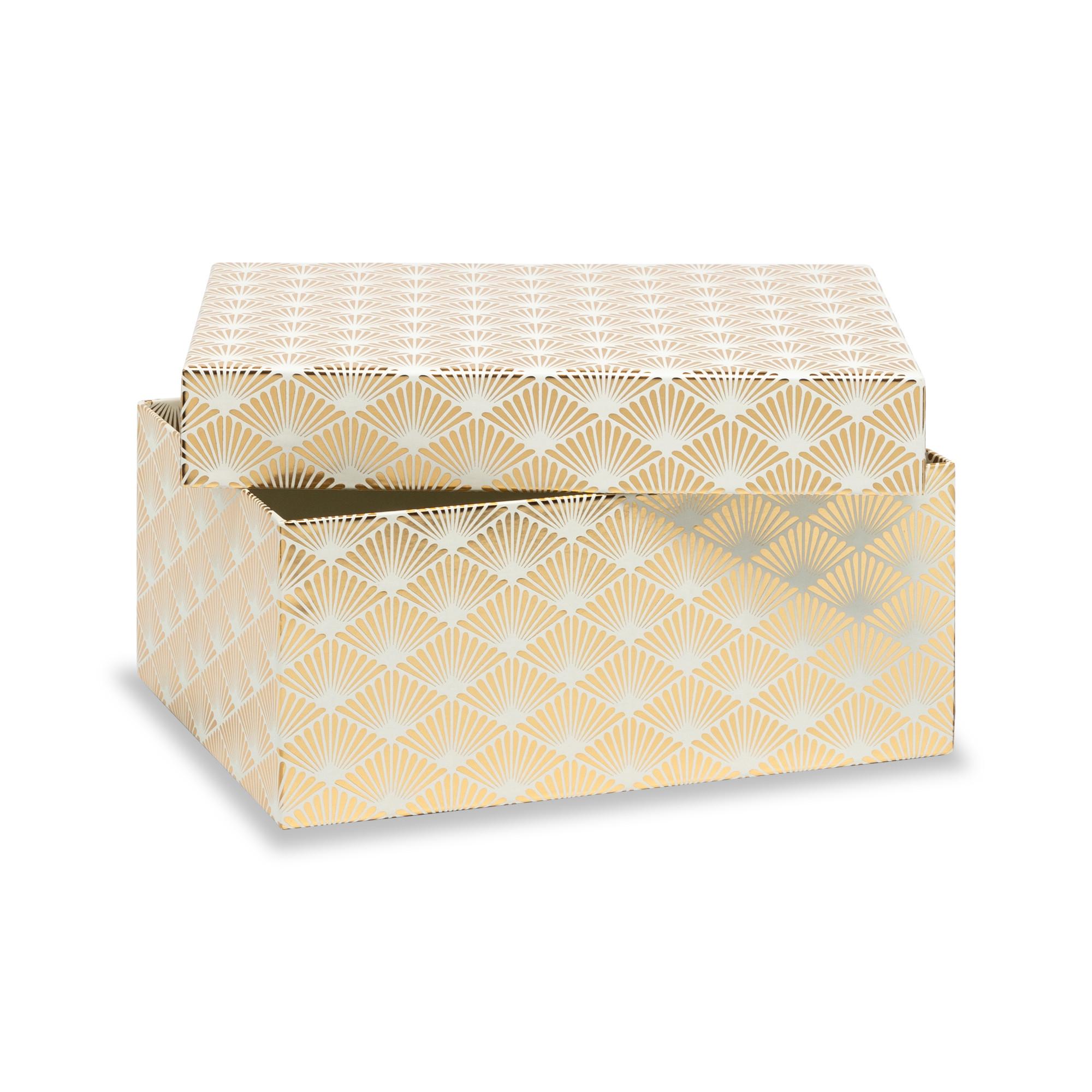 Manor Geschenkbox Muschel Gold