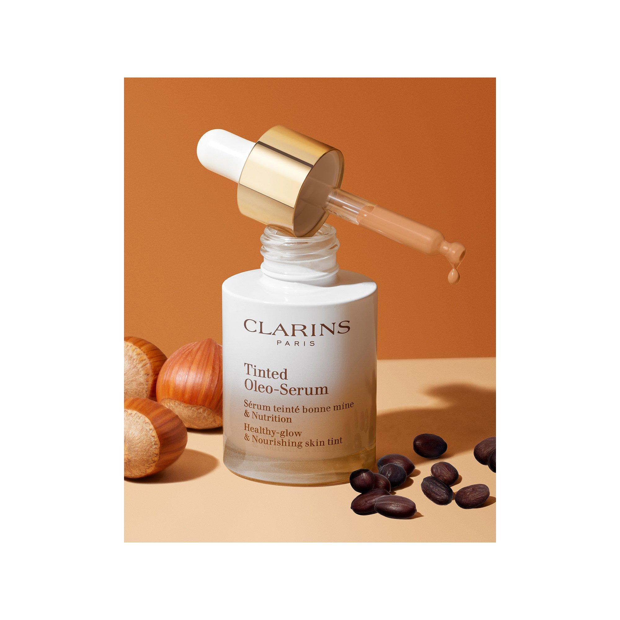 CLARINS TINTED OLEO-SERUM Tinted Oleo-Serum - Nährendes, getöntes Serum für einen gepflegten Teint