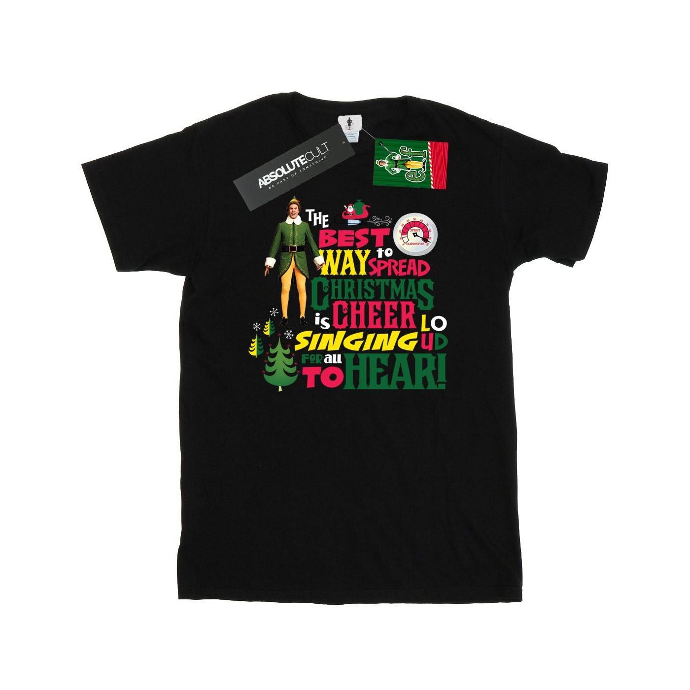 Elf Christmas Cheer Bedrucktes T-Shirt