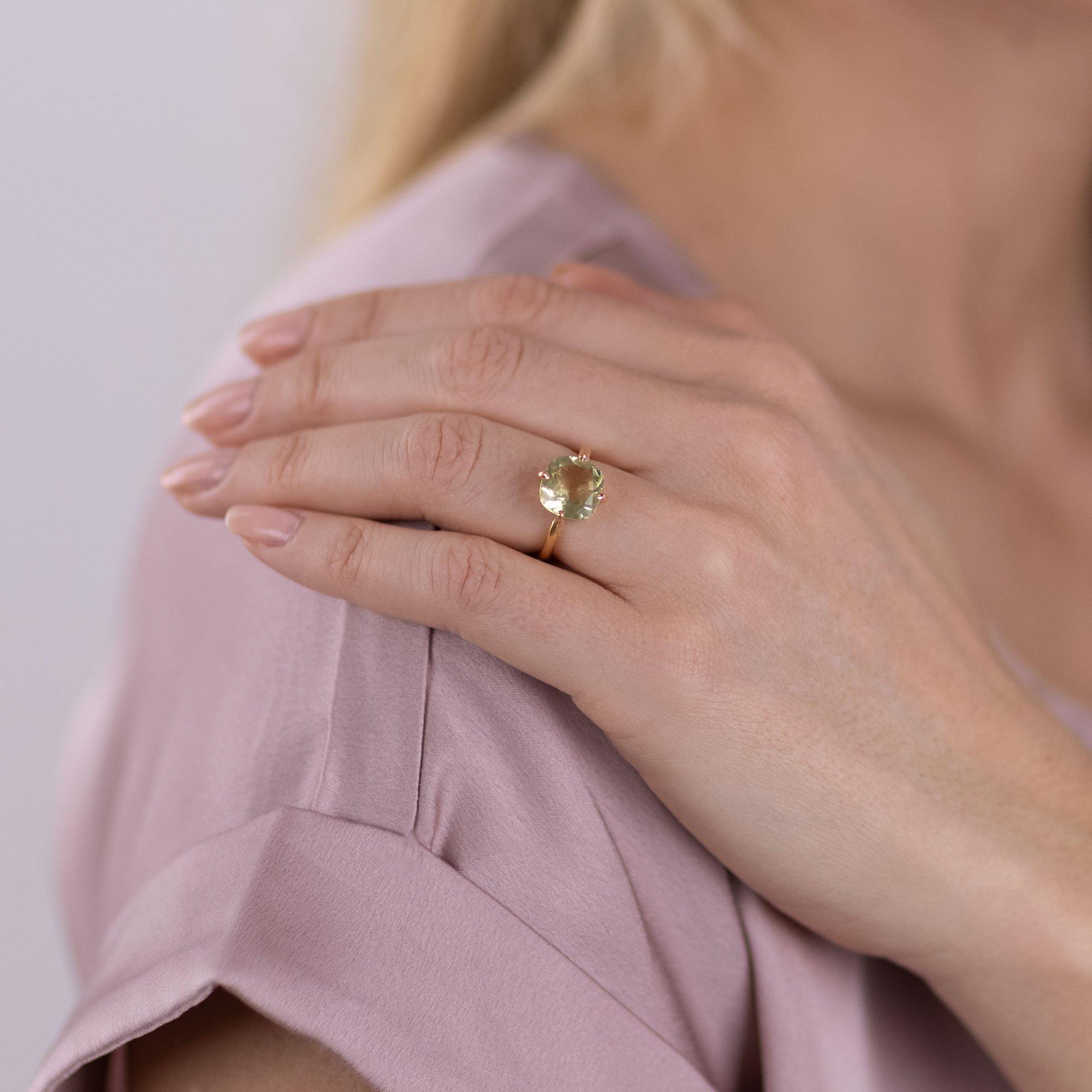 AILORIA ÉGLANTINE Ring Lemon Quarz