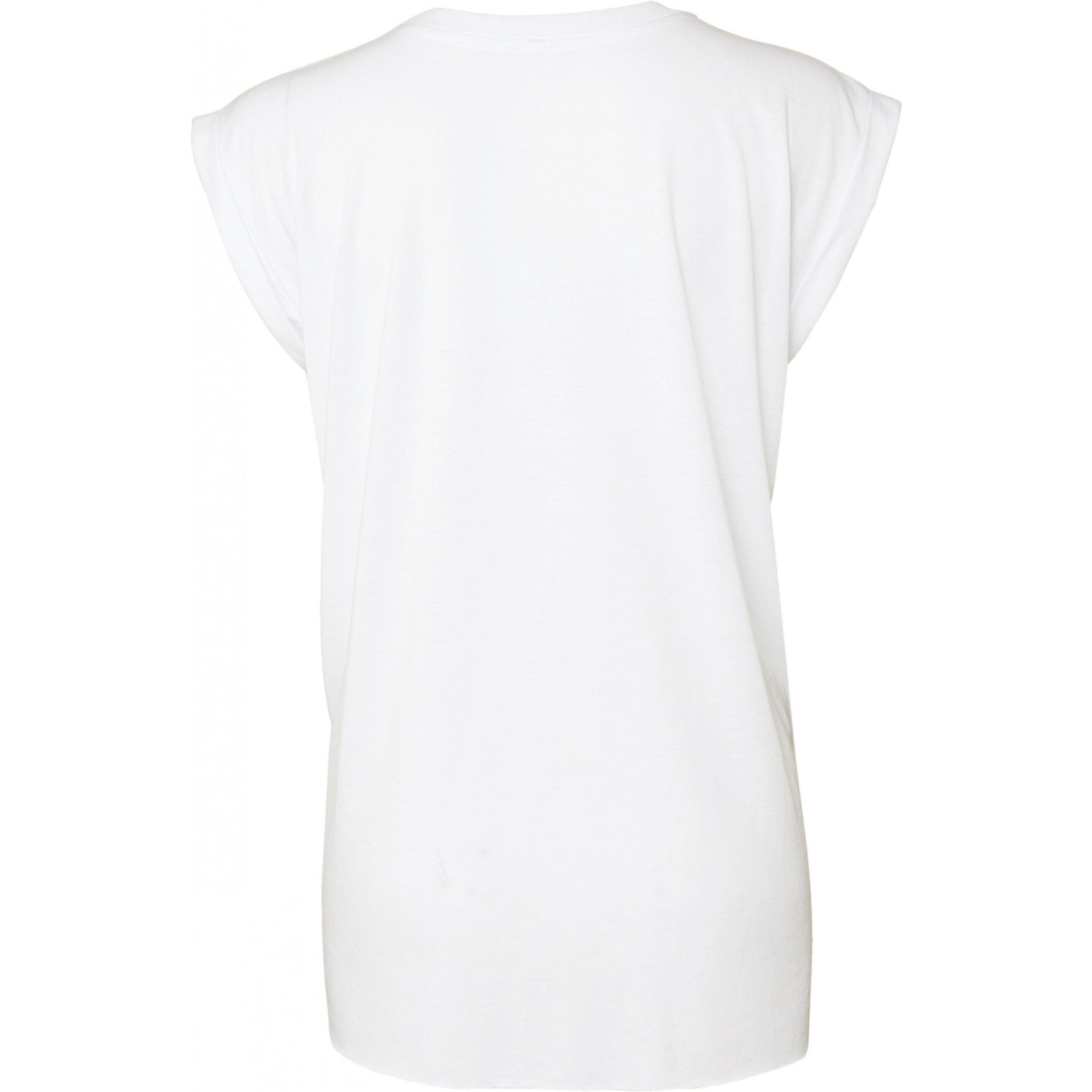 Bella + Canvas Flowy T-Shirt mit Rollärmeln