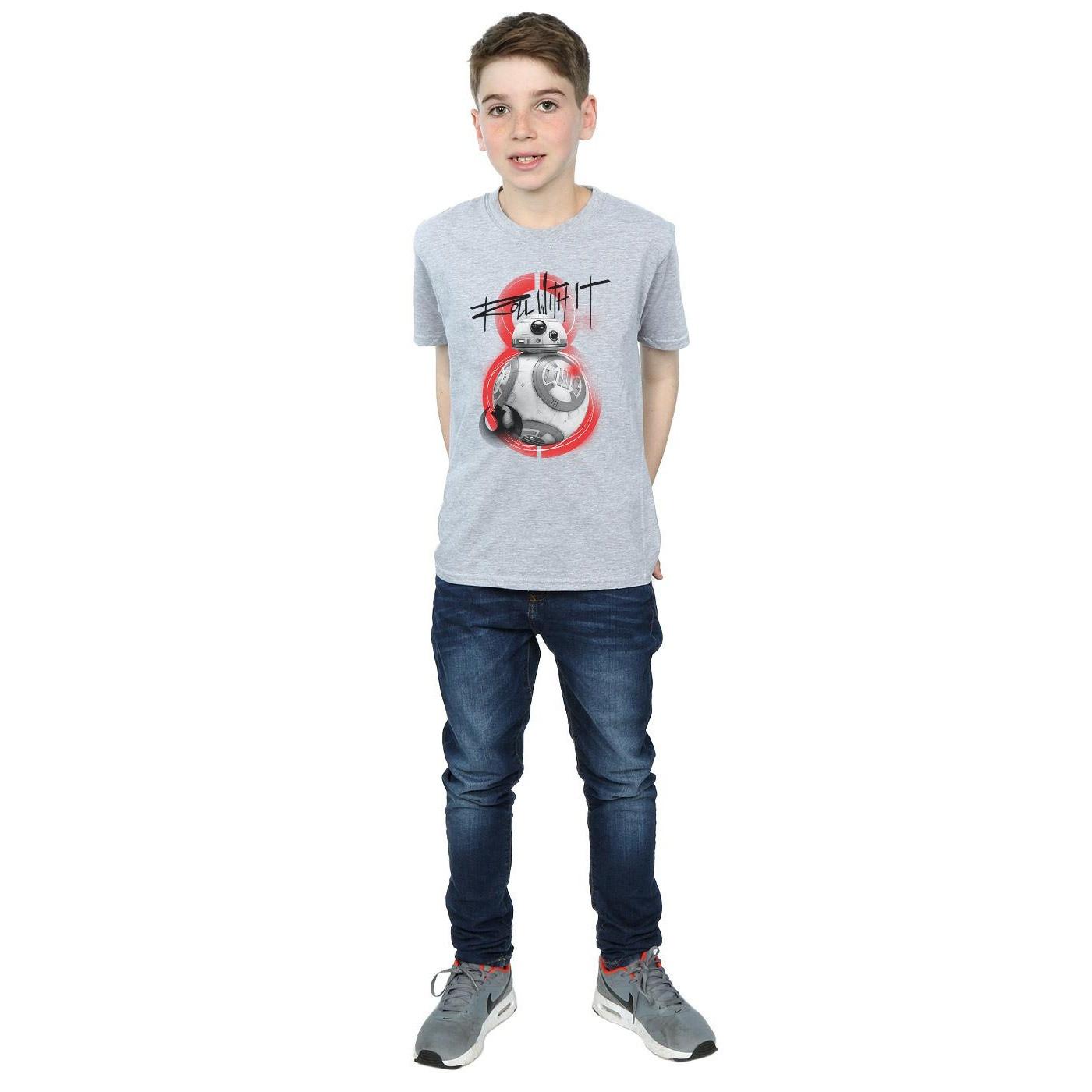 STAR WARS The Last Jedi Roll With It TShirt