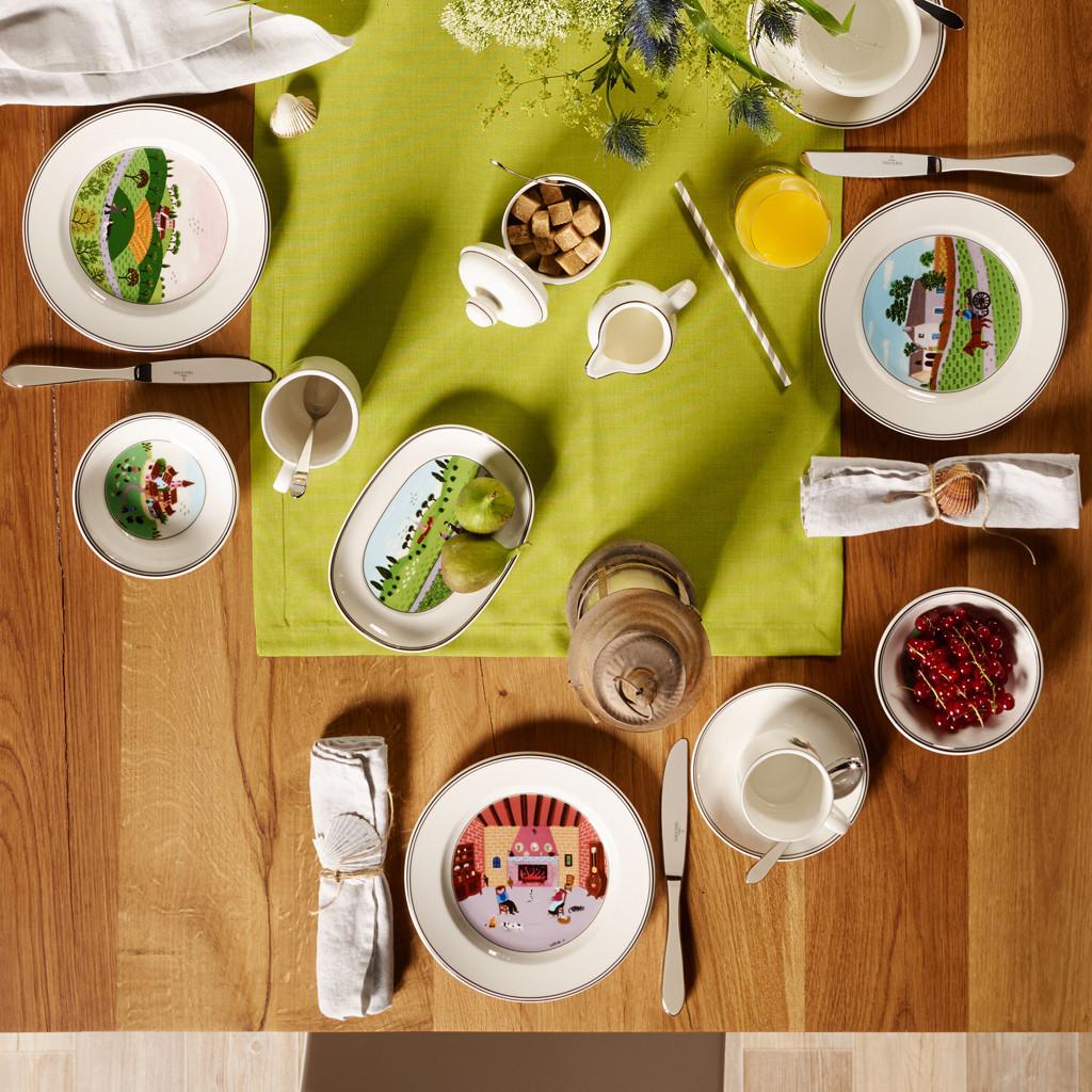Villeroy&Boch Suppenteller Kamin Design Naif