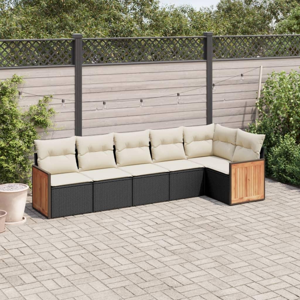 VidaXL Garten sofagarnitur poly-rattan