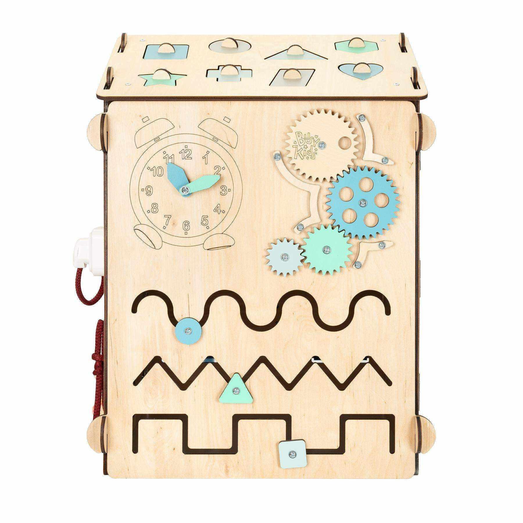 Montessori Busy House Minze - Activity Board Montessori® by Busy Kids