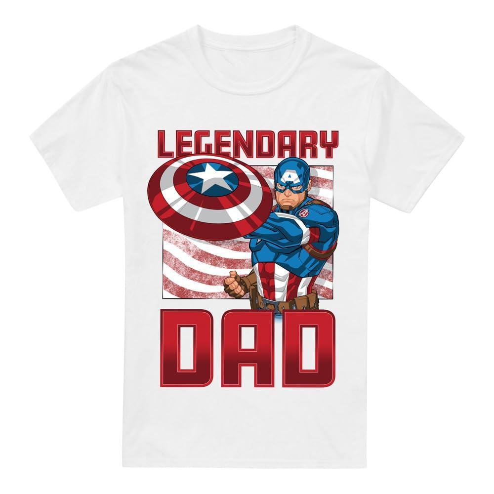 CAPTAIN AMERICA Legendary Dad T-Shirt