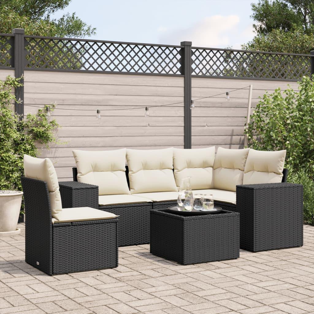 VidaXL Garten sofagarnitur poly-rattan