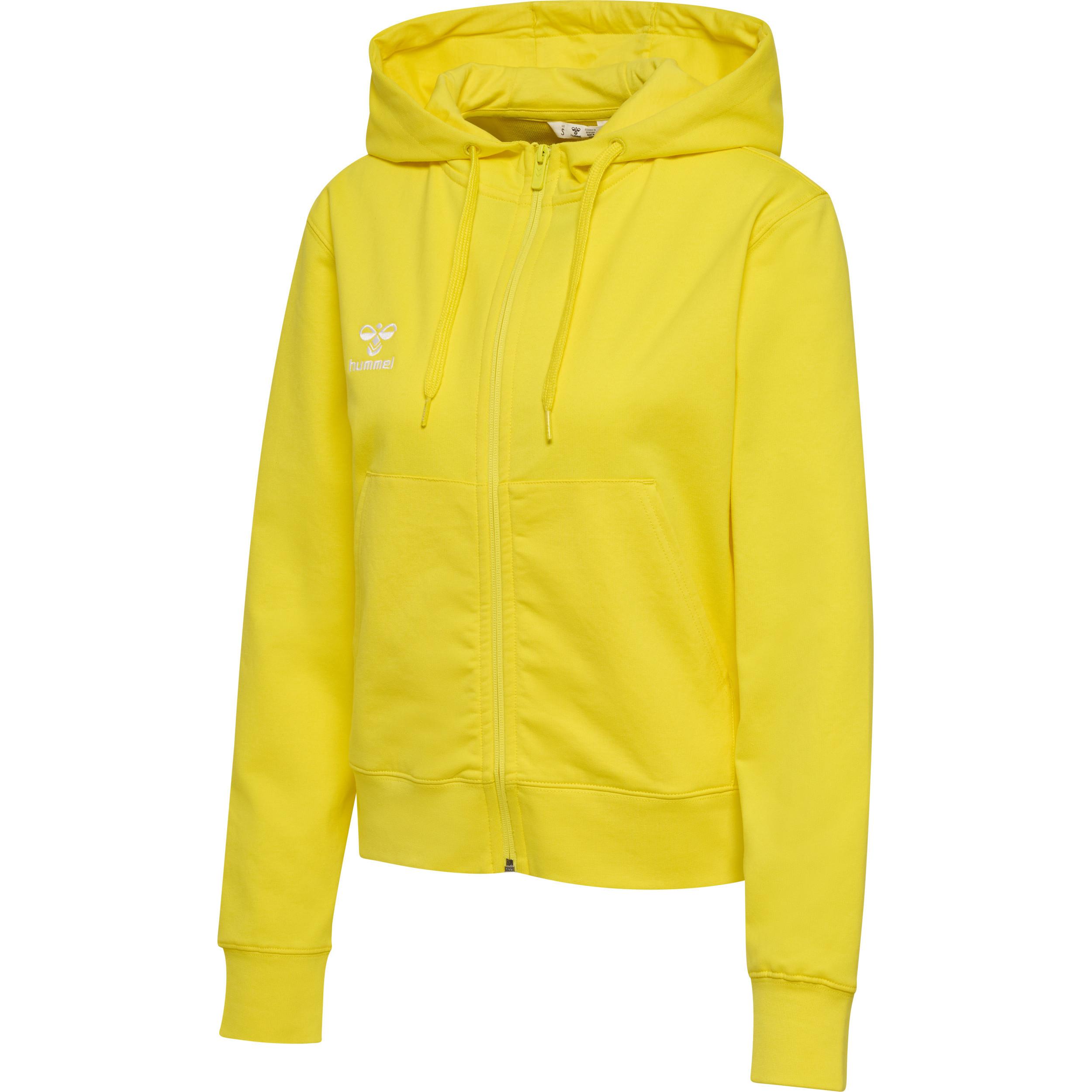 Hummel damen-trainingsjacke mit kapuze go 2.0