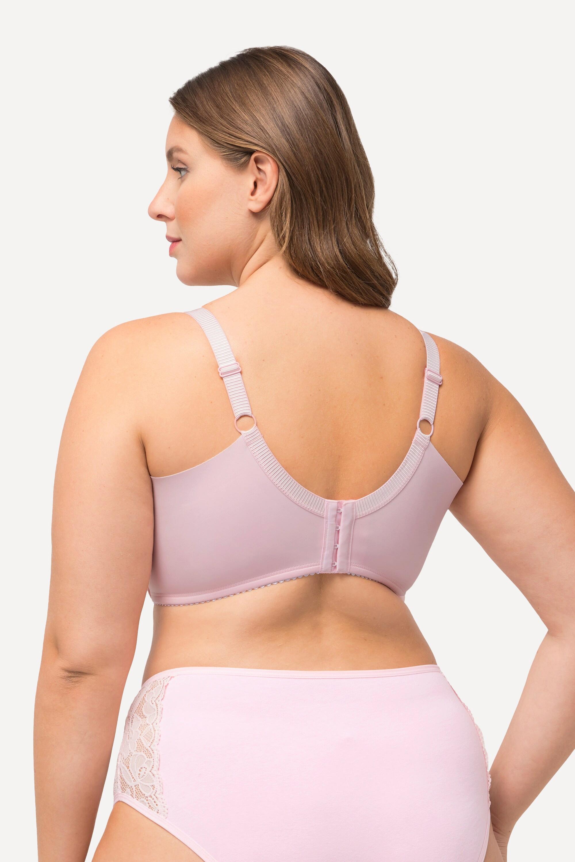 Ulla Popken Bügel-BH, Softschalen, Zierkante, Cup B - E