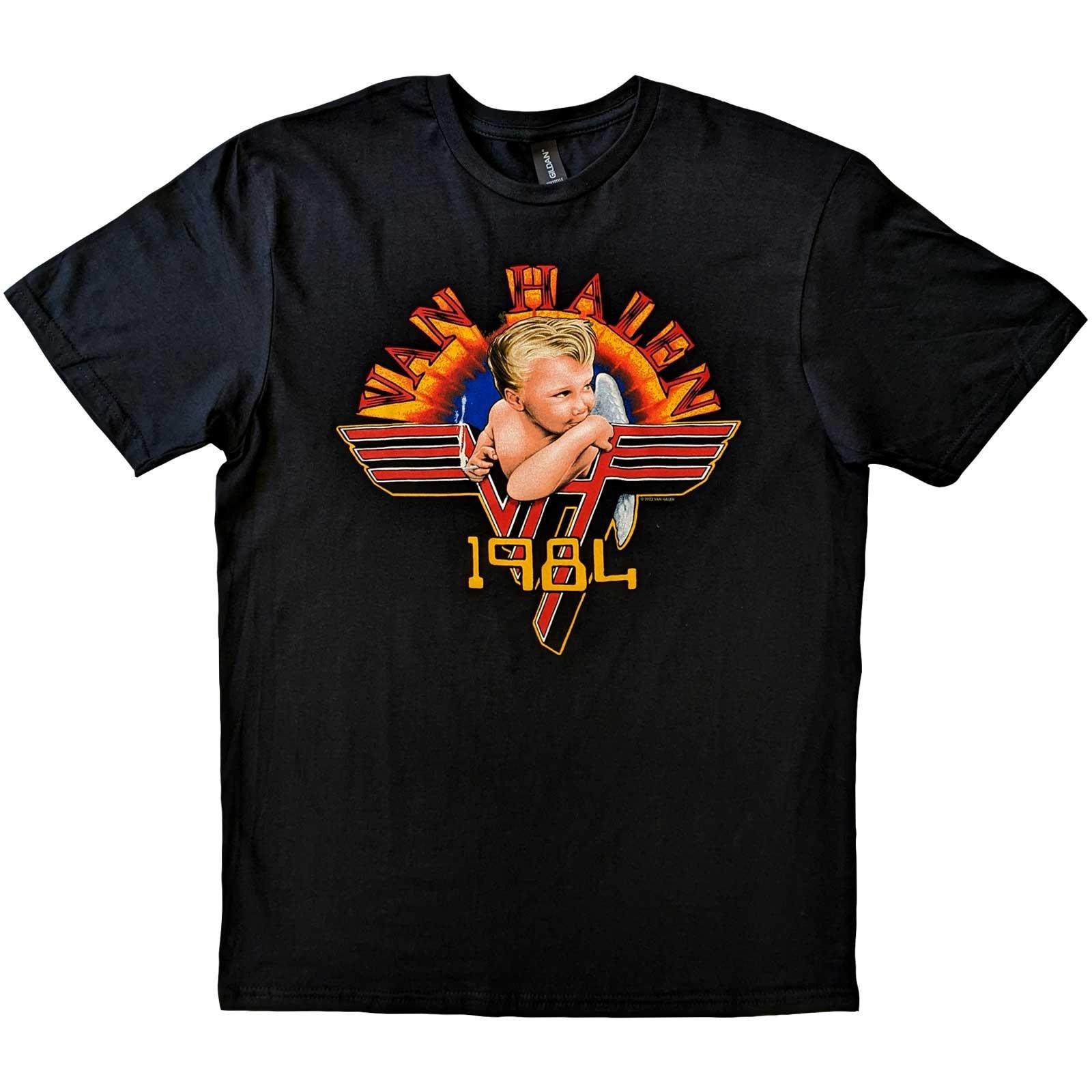 Van Halen Cherub 1984 Logo Print T-Shirt
