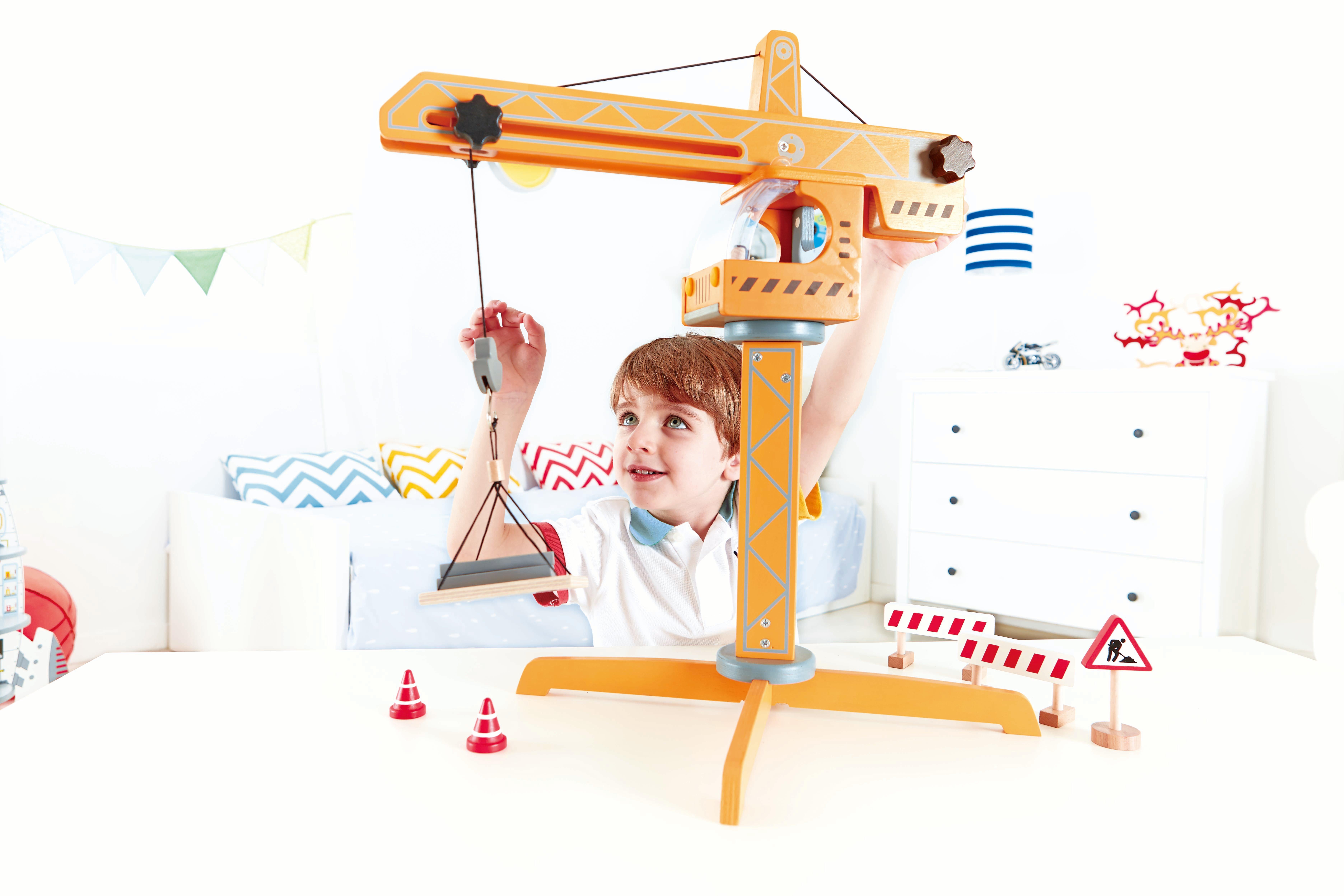 Hape Grosser Holzbaukran