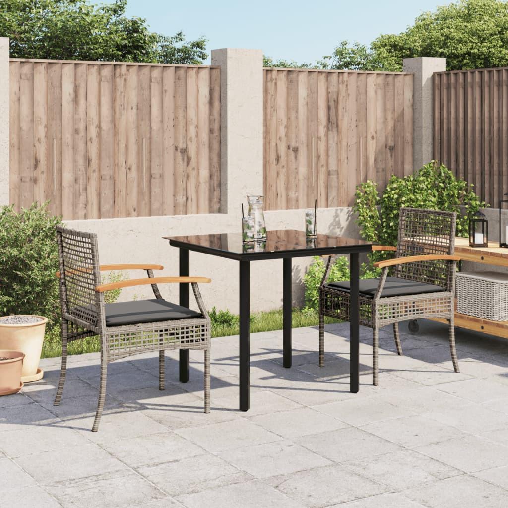 VidaXL Garten essgruppe poly-rattan