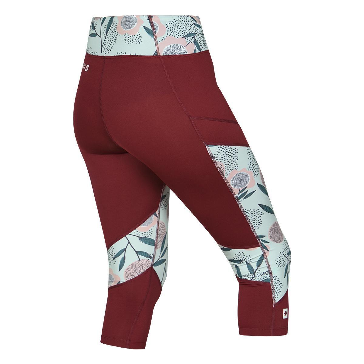 Ocun leggings rhea 3/4 wine