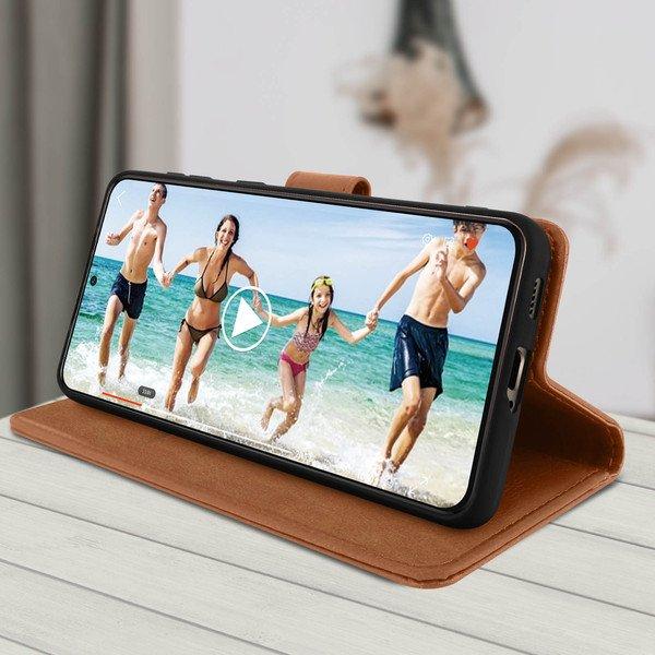 Avizar Klapphülle Samsung Galaxy S21 Plus Braun