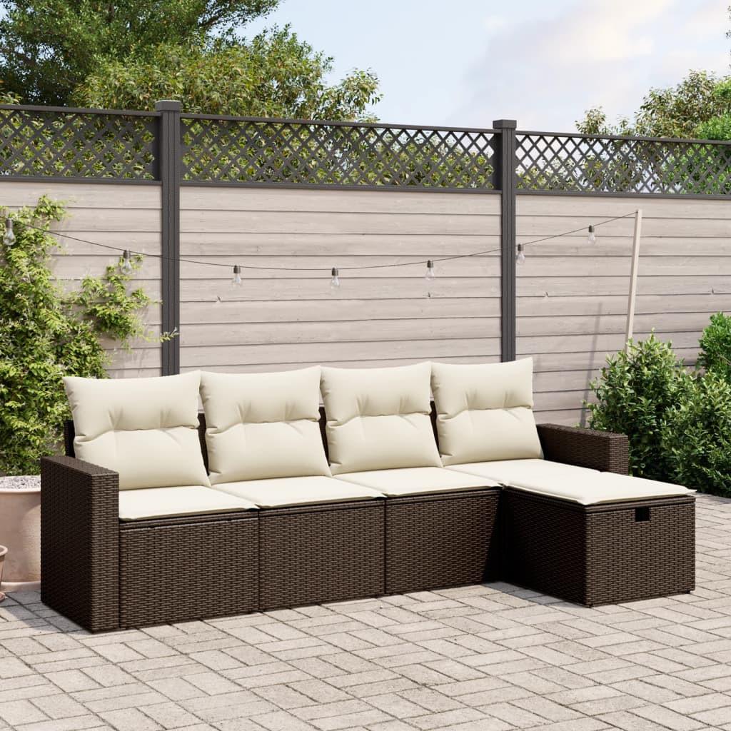VidaXL Garten sofagarnitur poly-rattan