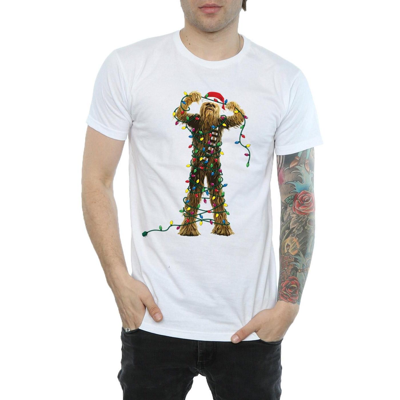 STAR WARS Star Wars Chewbacca Weihnachtsbeleuchtung T-Shirt
