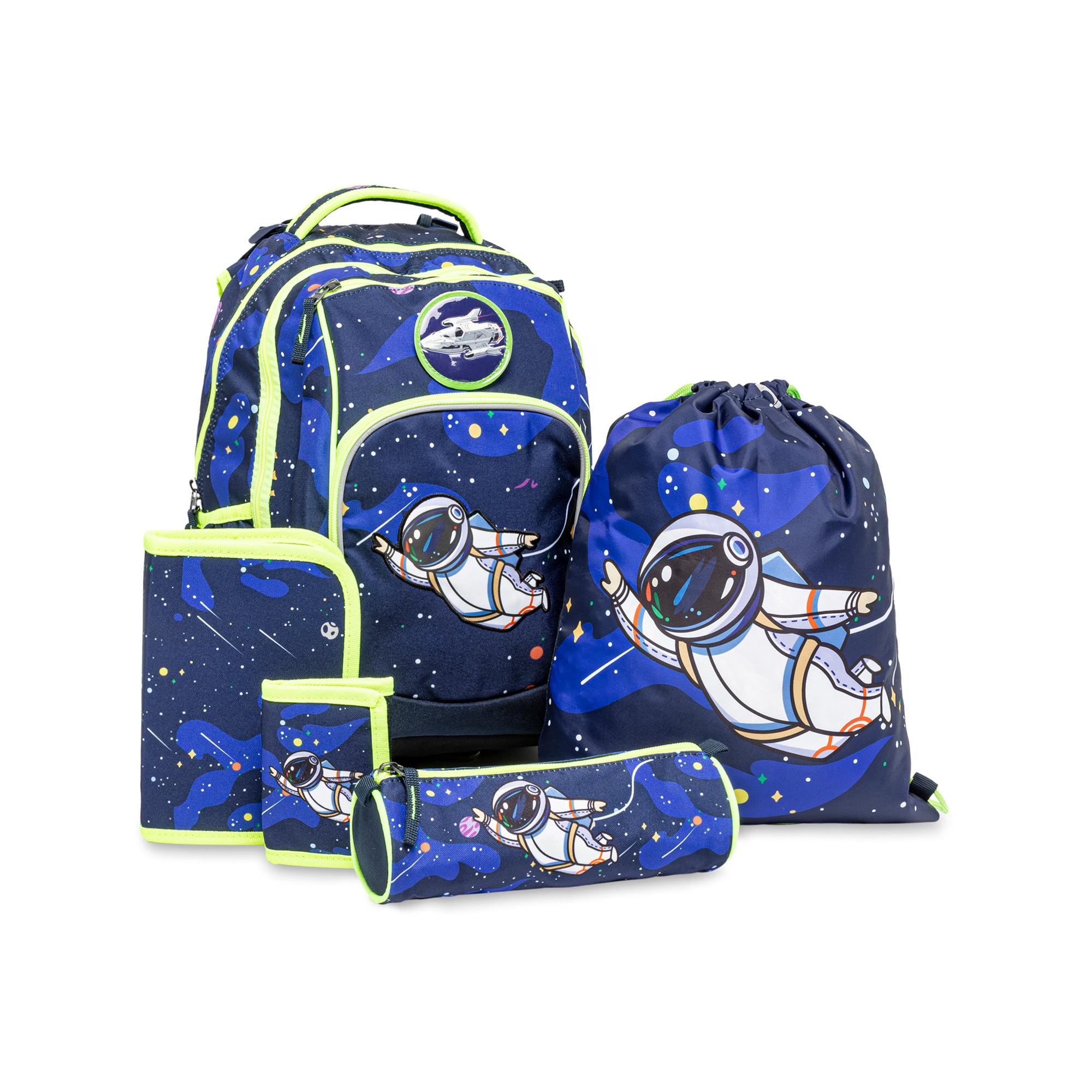 Manor Schulrucksack-Set, 5-teilig Astronaut