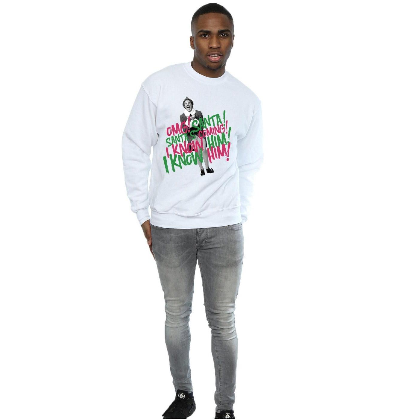 Elf Santa's Coming Sweatshirt