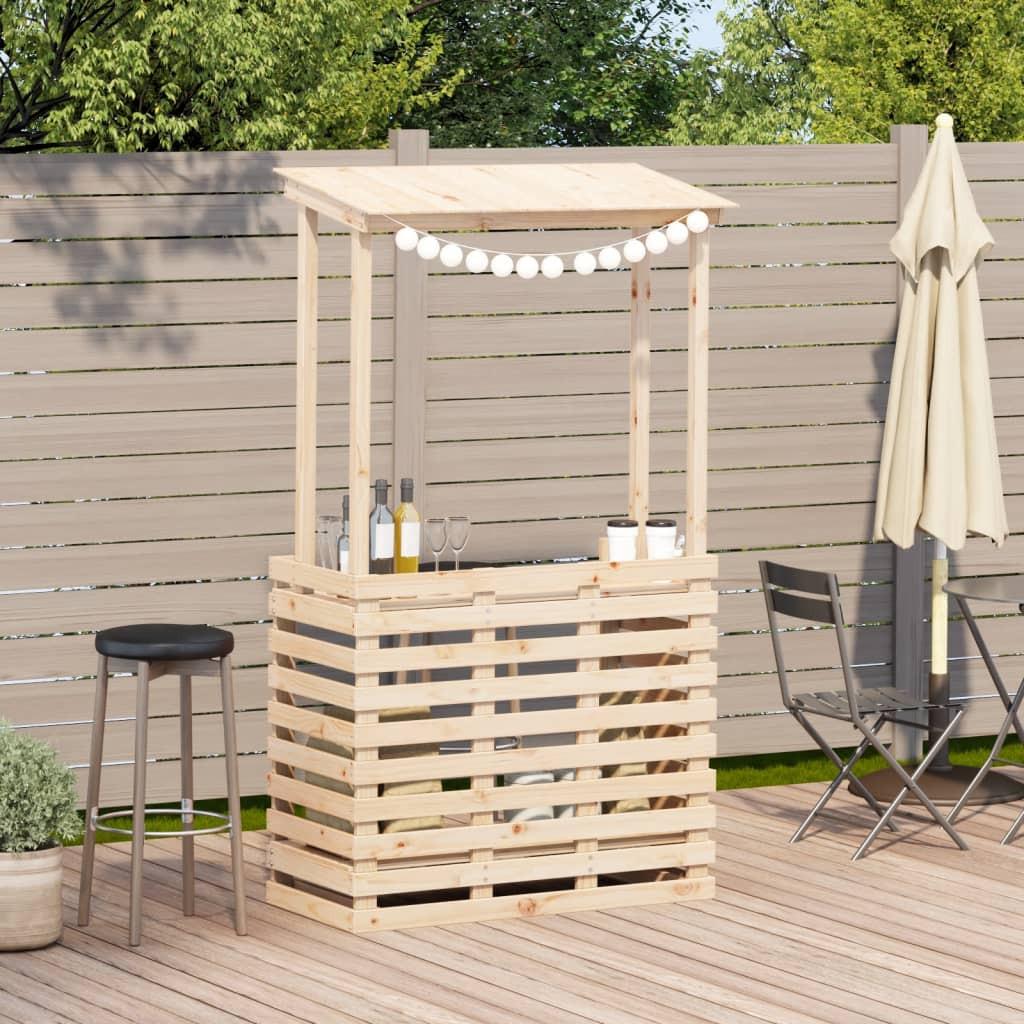 VidaXL Garten bartisch holz