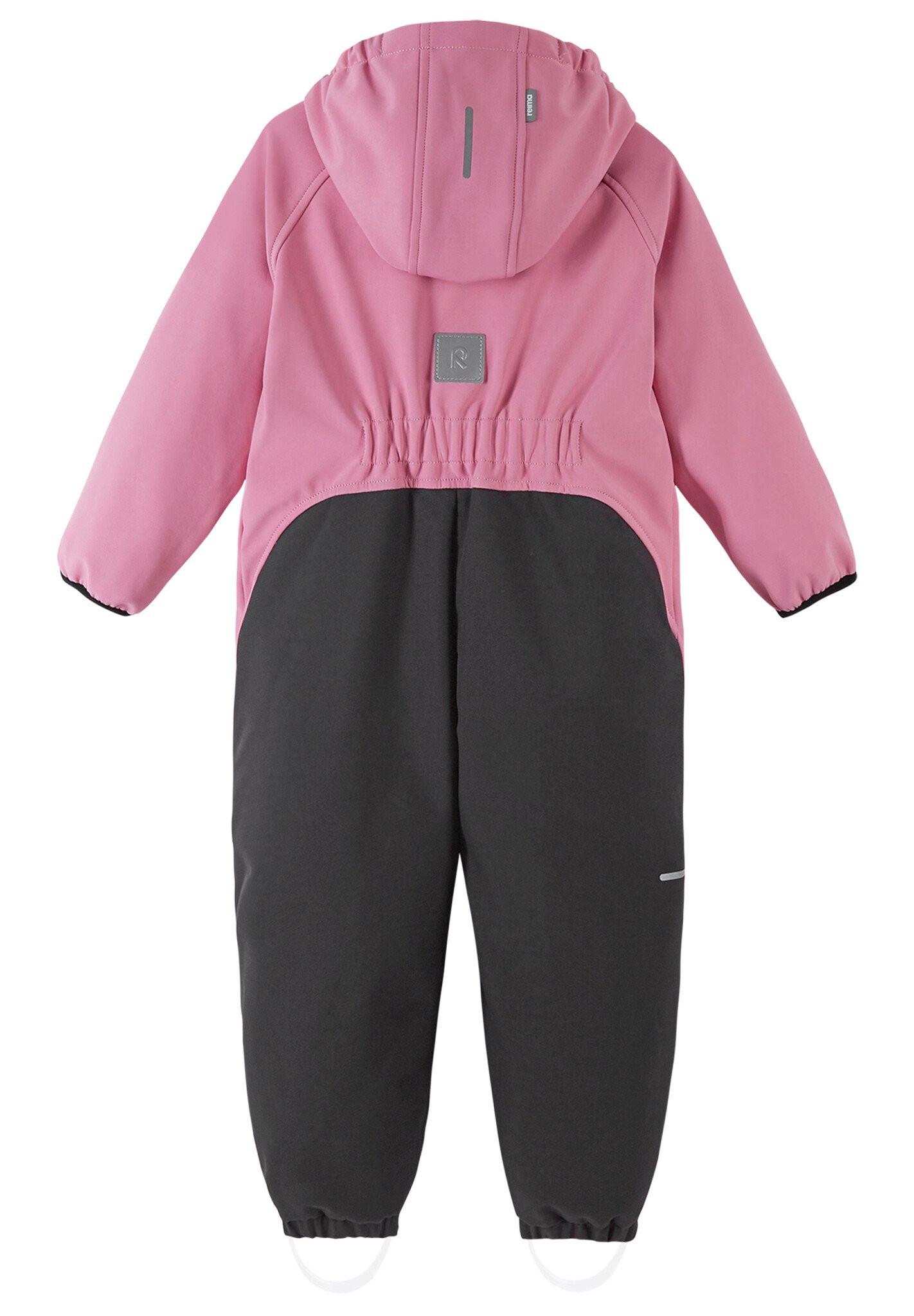 Reima Kleinkinder Softshell Overall Mjosa Sunset Pink
