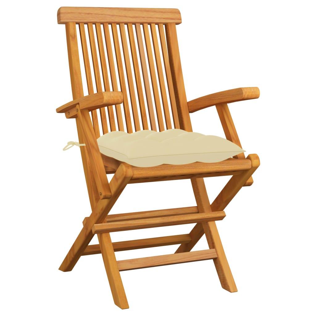 VidaXL Gartenstuhl teak