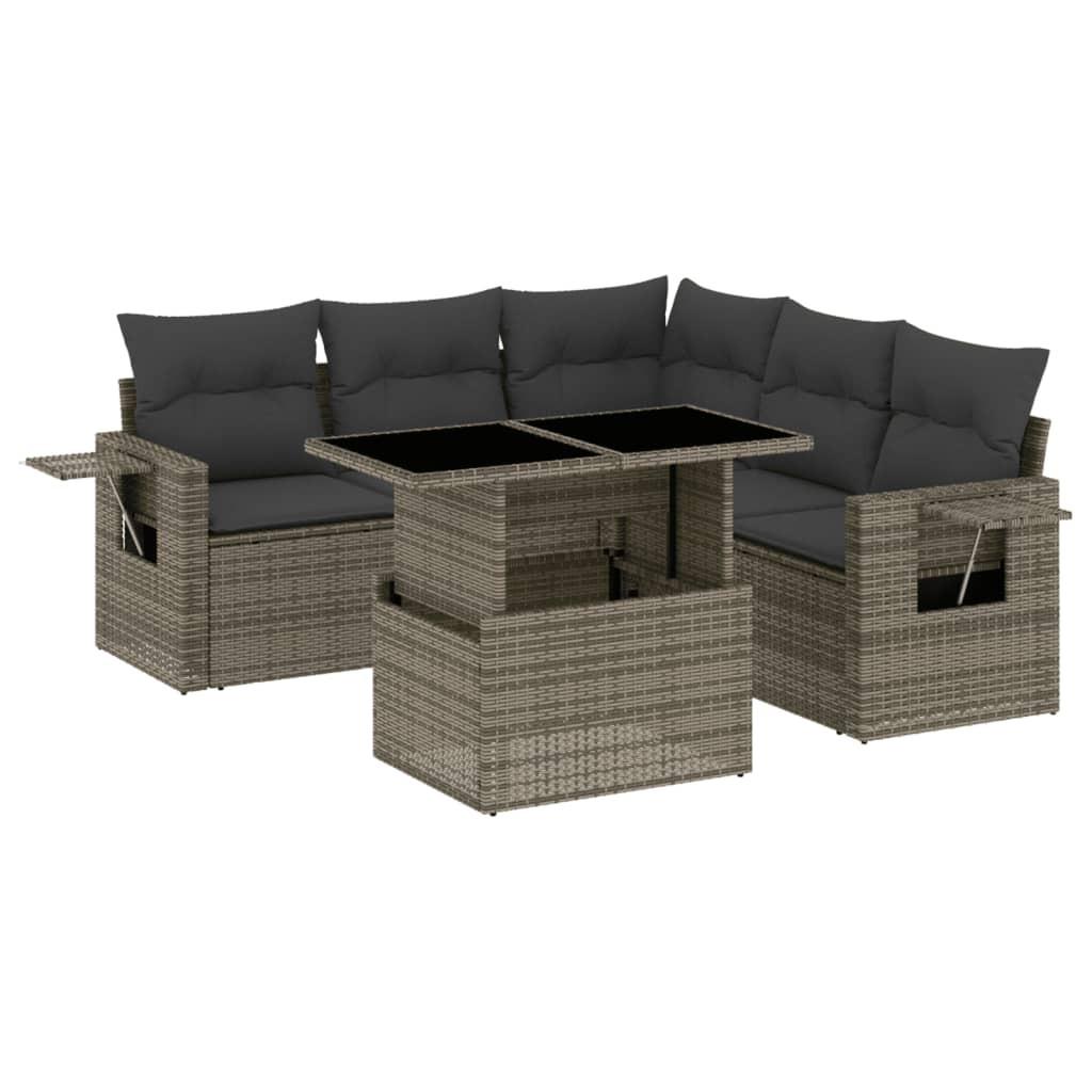 VidaXL Garten sofagarnitur poly-rattan