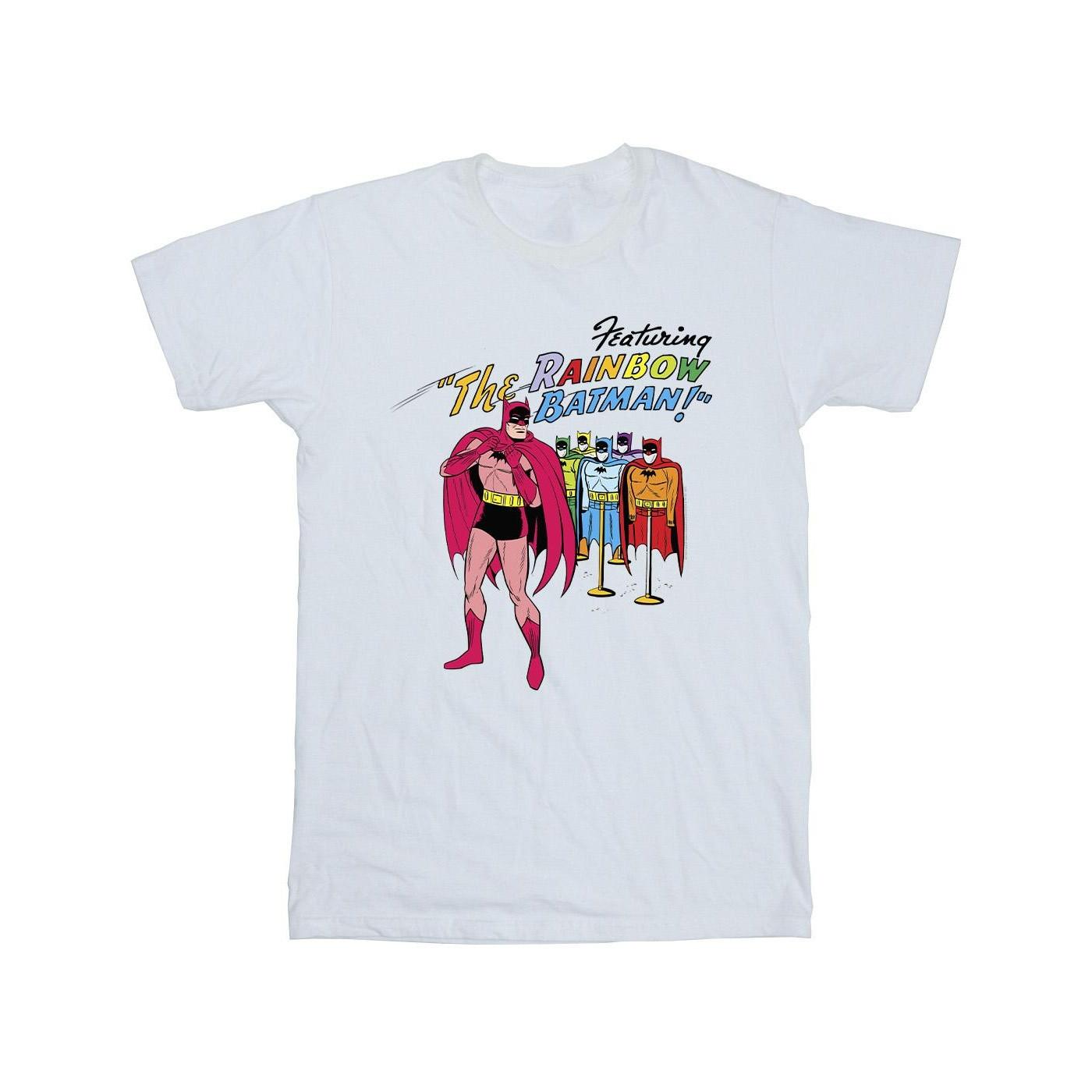 DC COMICS Rainbow Batman Print T-Shirt