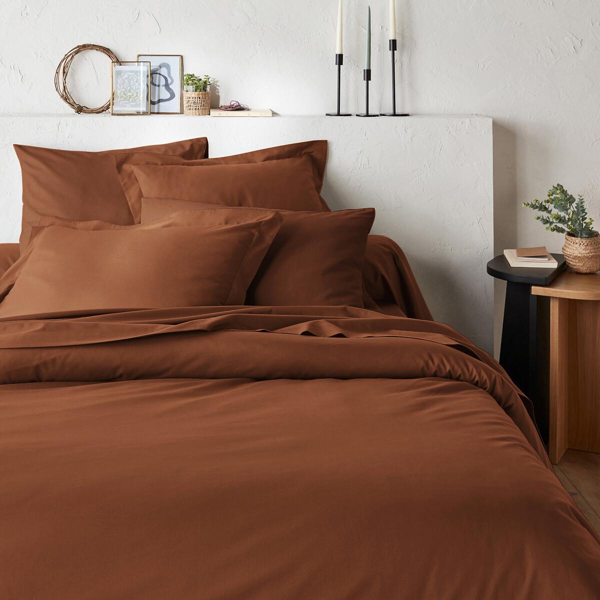 La Redoute Intérieurs Unifarbener Duvetbezug Scenario aus Bio-Baumwolle