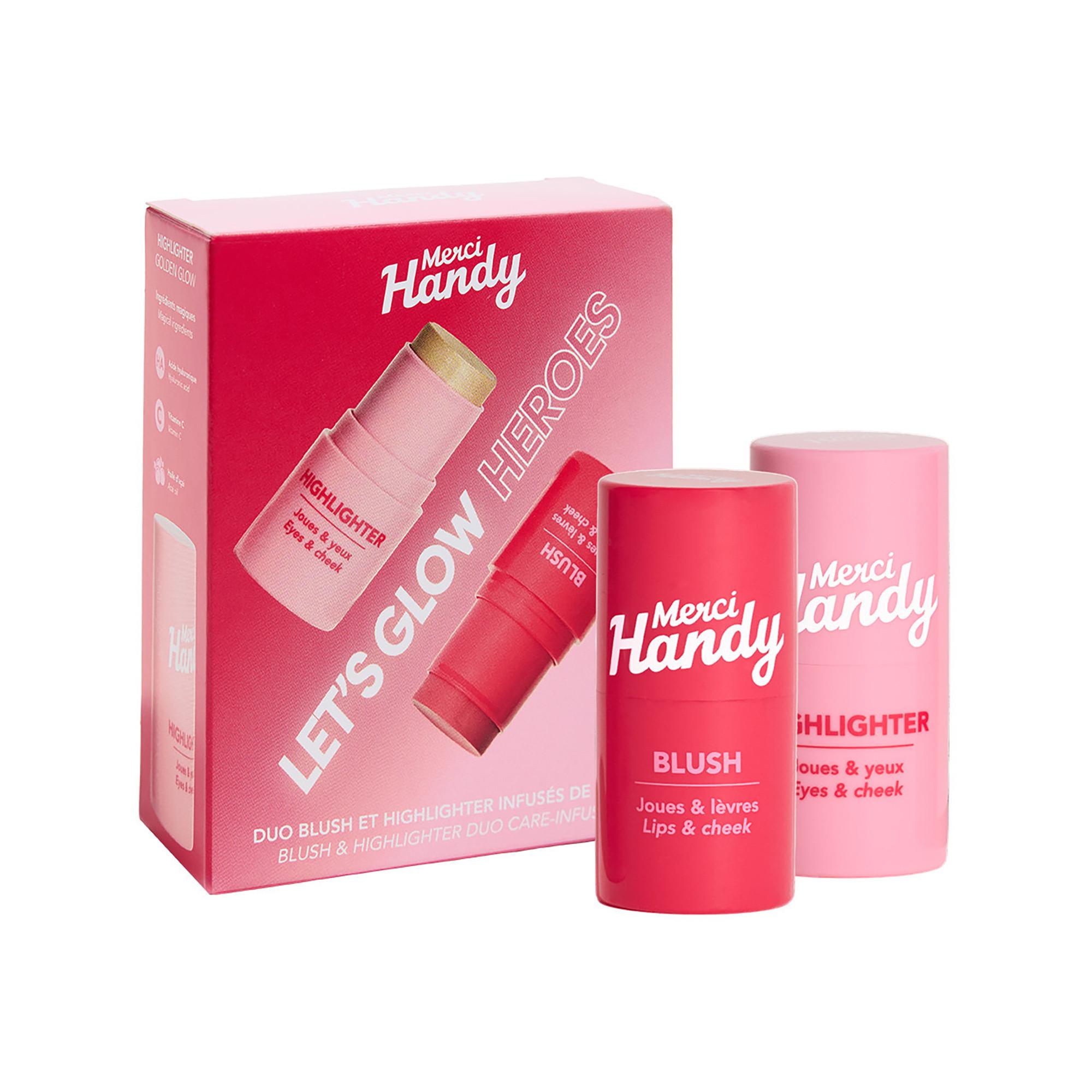 Merci Handy Let's Glow Heroes Kit - Highlighter + Rouge