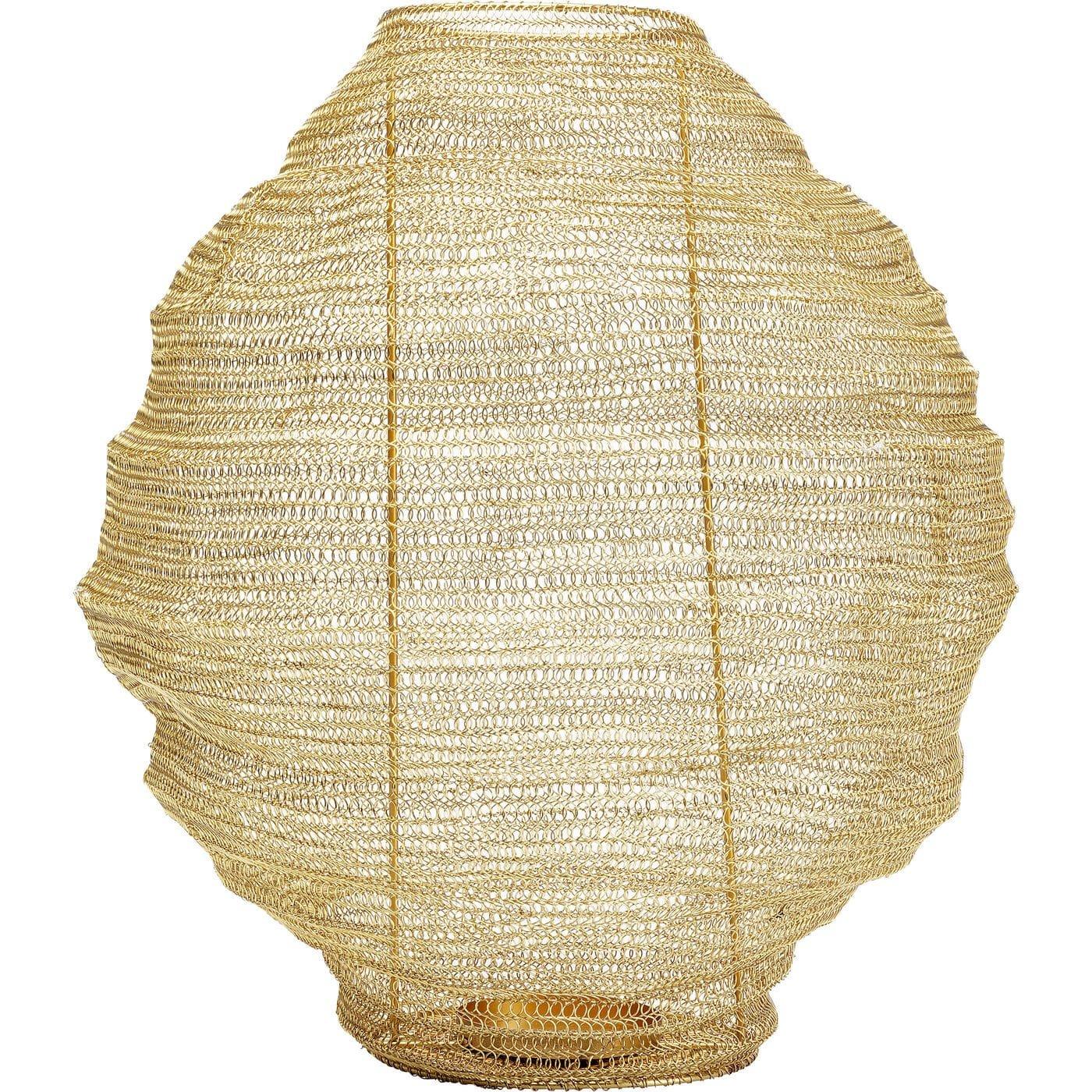 KARE Design Laterne Mesh Brass rund 51