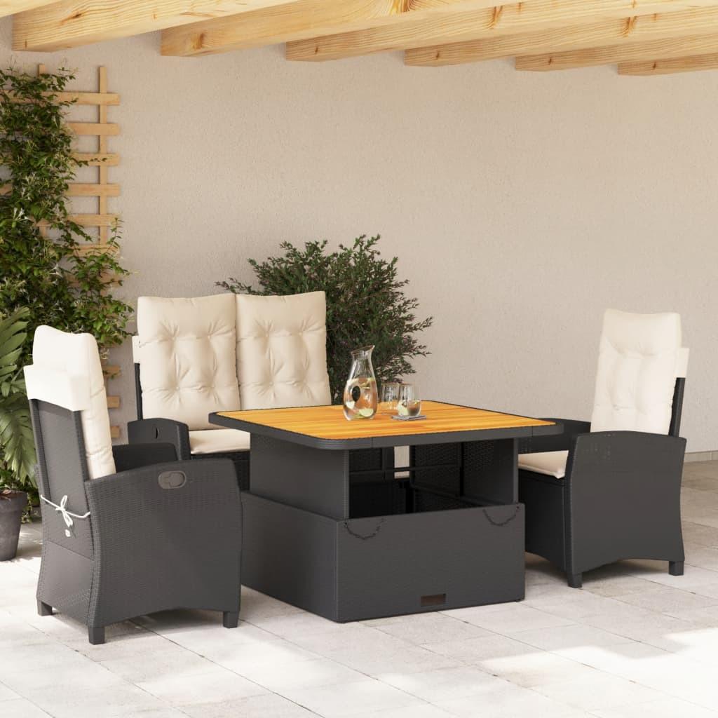 VidaXL Garten essgruppe poly-rattan