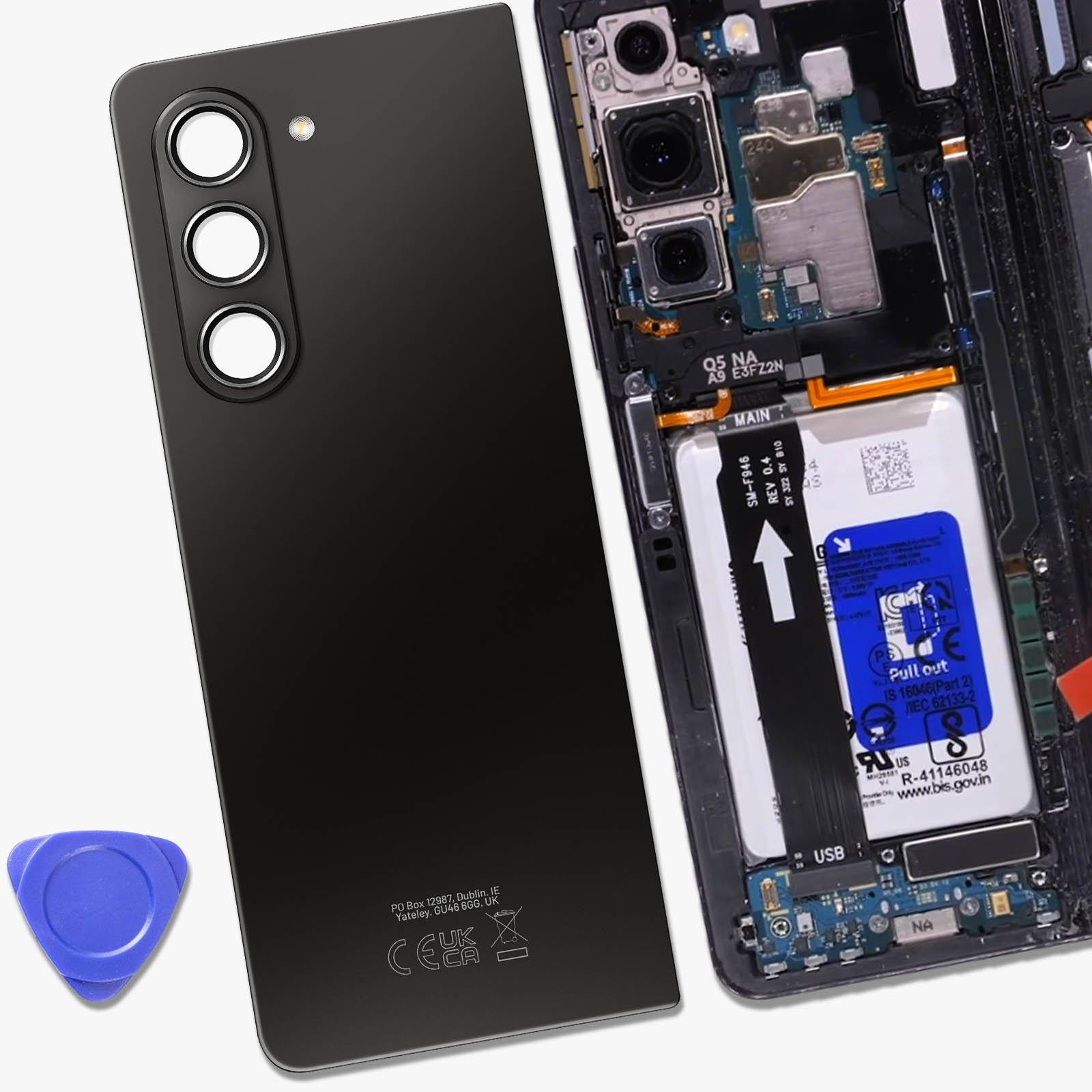 SAMSUNG Akkudeckel Samsung Z Fold5 Phantom Black