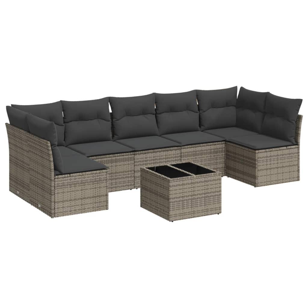 VidaXL Garten sofagarnitur poly-rattan